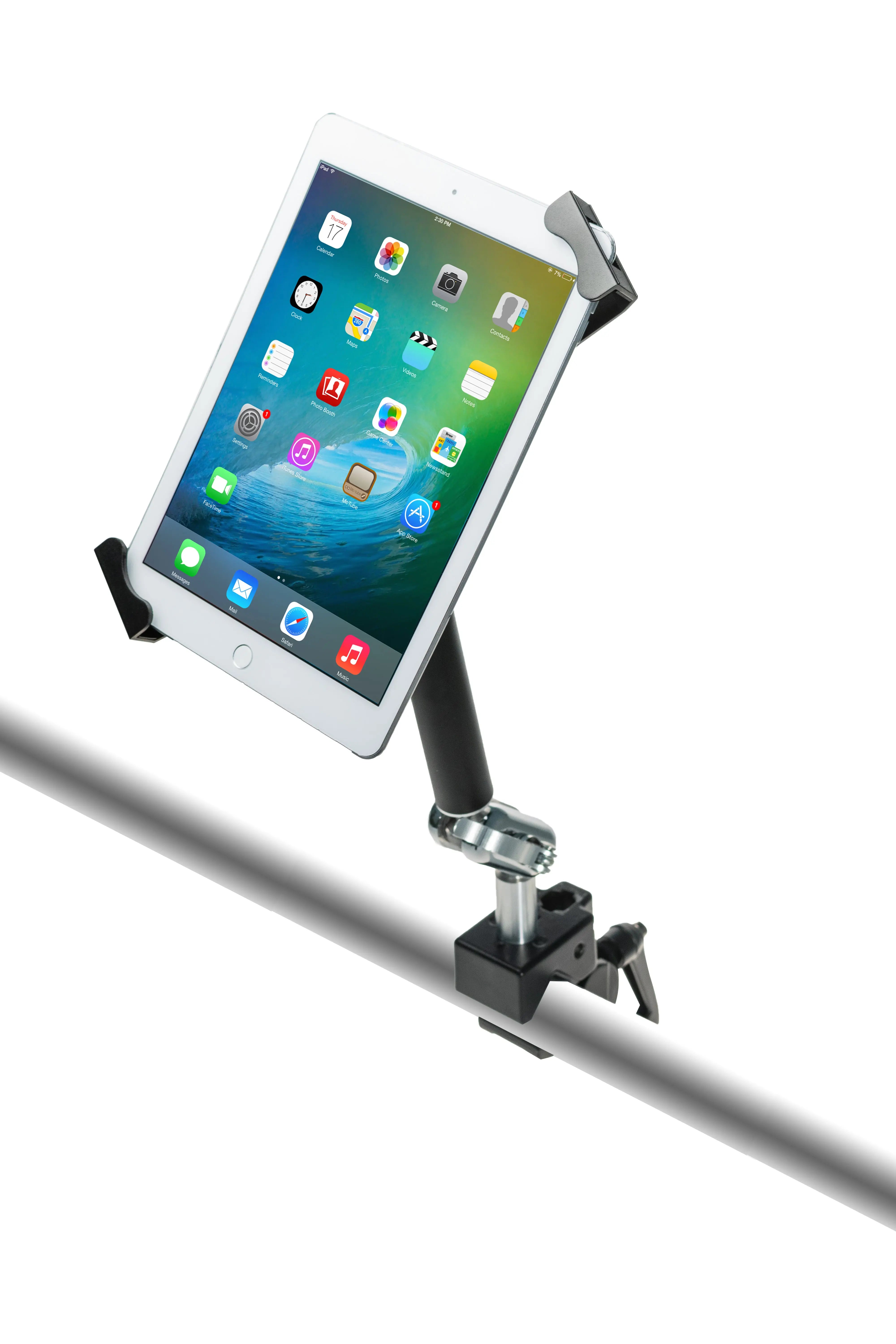 Heavy Duty Security Pole Clamp - Adjustable Metal Pole Mount for CCTV Cameras, Lights & Sensors - Perfect for Outdoor Surveillance & Home Security Systems