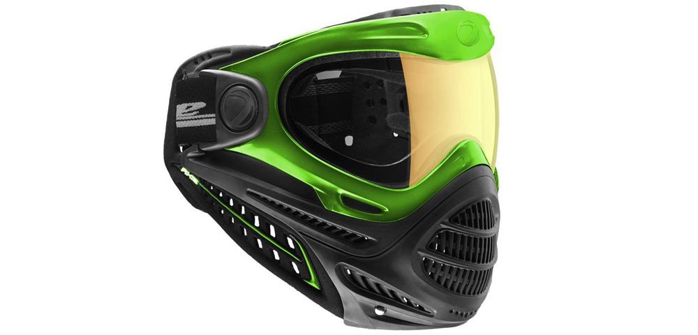 Dye Axis Pro Paintball Goggle - Lime Northern Lights - Anti-Fog Lens, Comfortable Fit for Paintball & Airsoft - Perfect for Outdoor Sports & Tactical Games