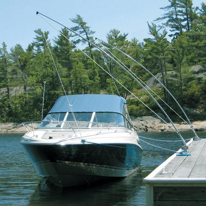 Dock Edge Ultimate 16' Mooring Whip - Heavy Duty Boat Dock Stabilizer for Pontoon, Jet Ski & Watercraft | Perfect for Lakes, Marinas & Coastal Docking