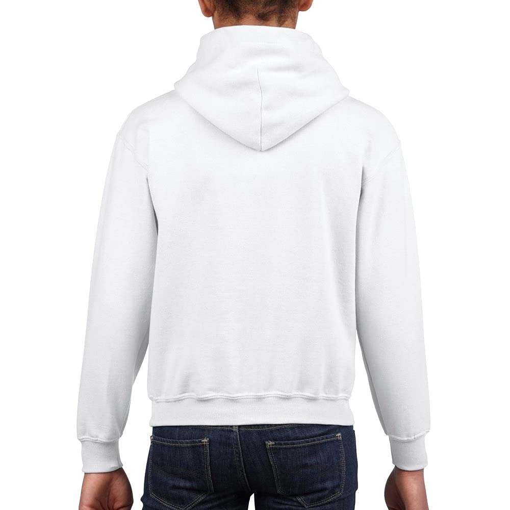 Gildan Heavy Blend Unisex Kids Hooded Sweatshirt - Soft Cotton Pullover Hoodie for Boys & Girls - Perfect for School, Playdates & Outdoor Activities