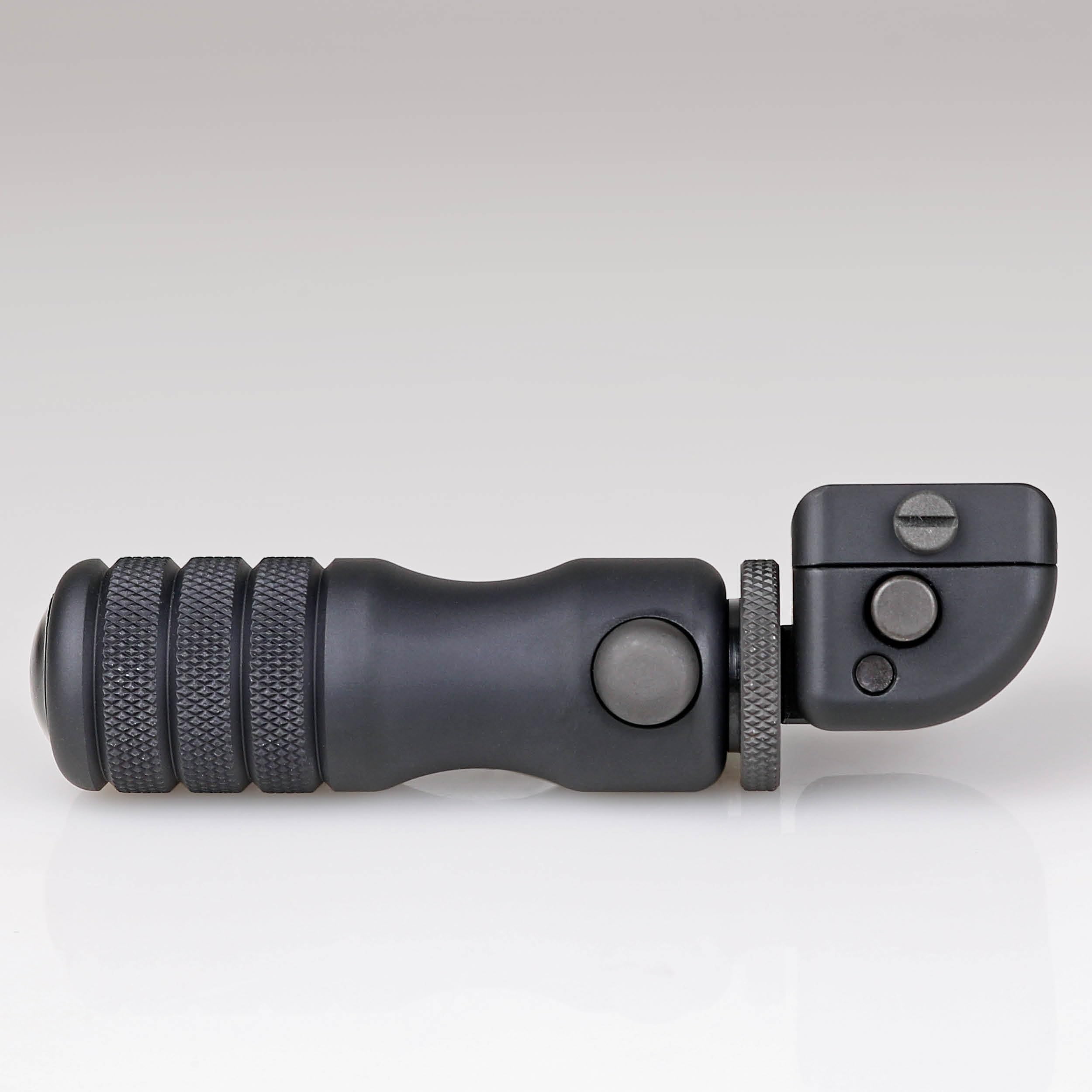 Accu-Shot Precision Rail Monopod - PRM Mid-Range with Quick Knob Adjustable 4.75-5.65 Inch | Black BT13-QK | Shooting Support for Hunting, Long-Range Precision & Tactical Applications