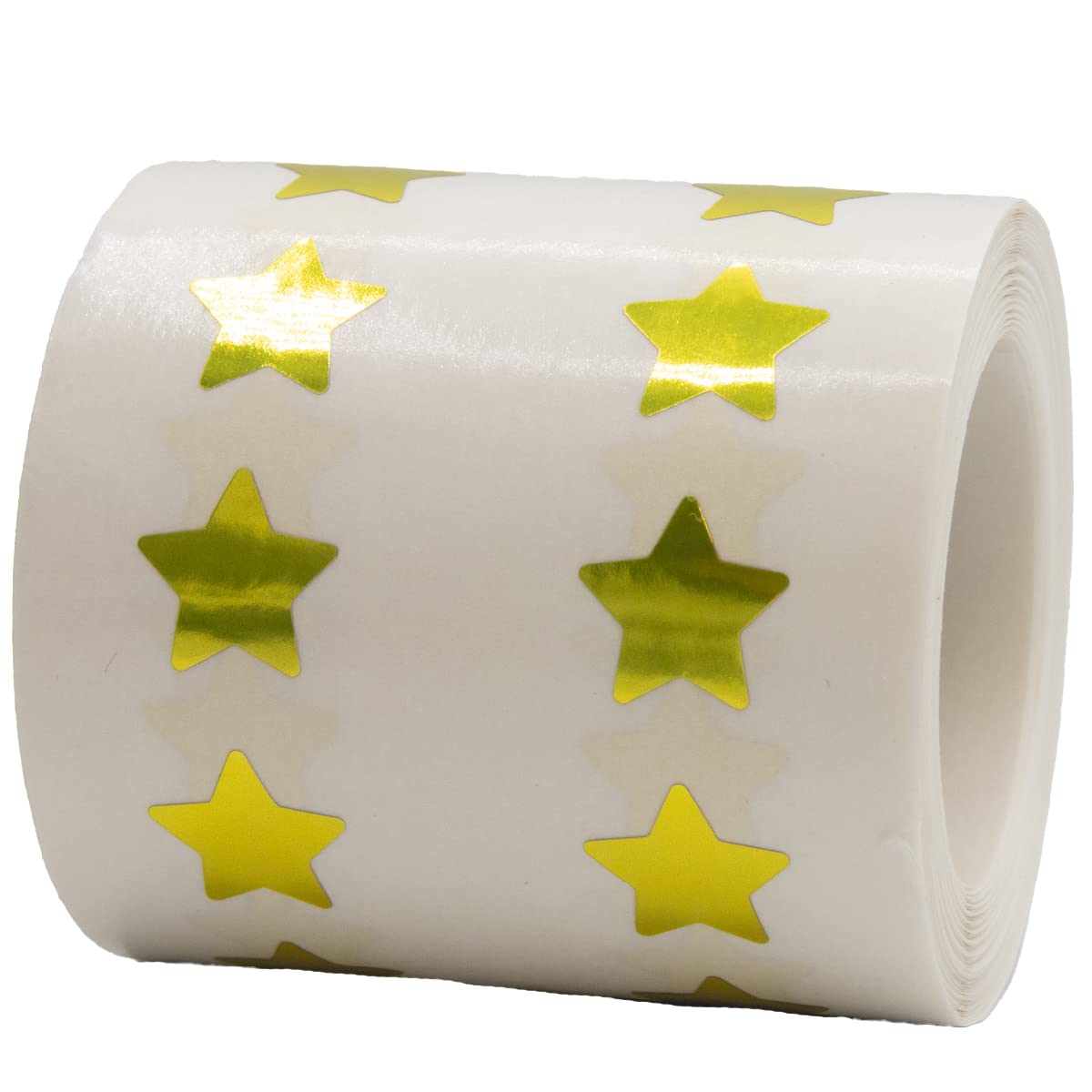 Gold Star Stickers 0.5 Inch - 1000 Adhesive Labels for Crafts & Gifts
