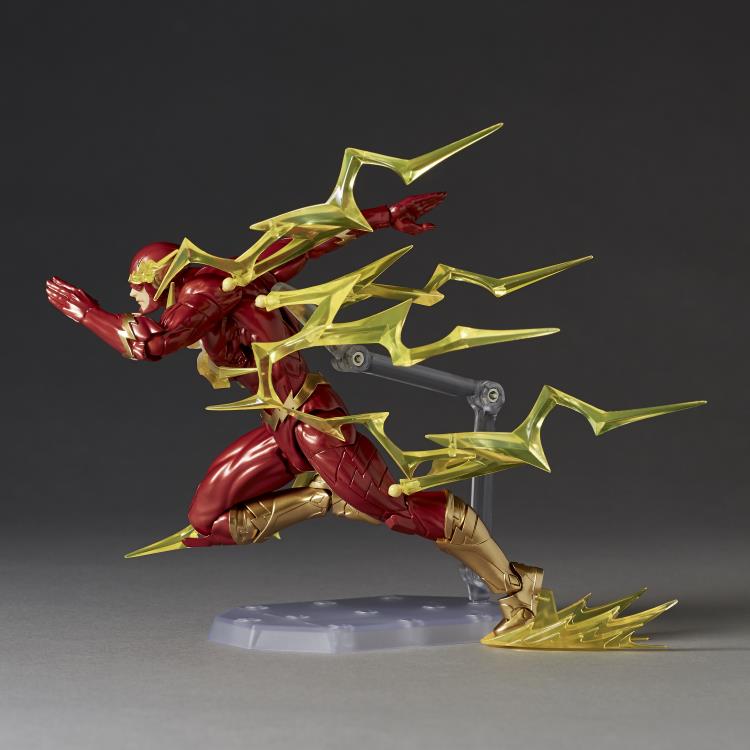 Amazing Yamaguchi Revoltech The Flash Action Figure NR010 - Highly Articulated Collectible for DC Fans & Display Scenes