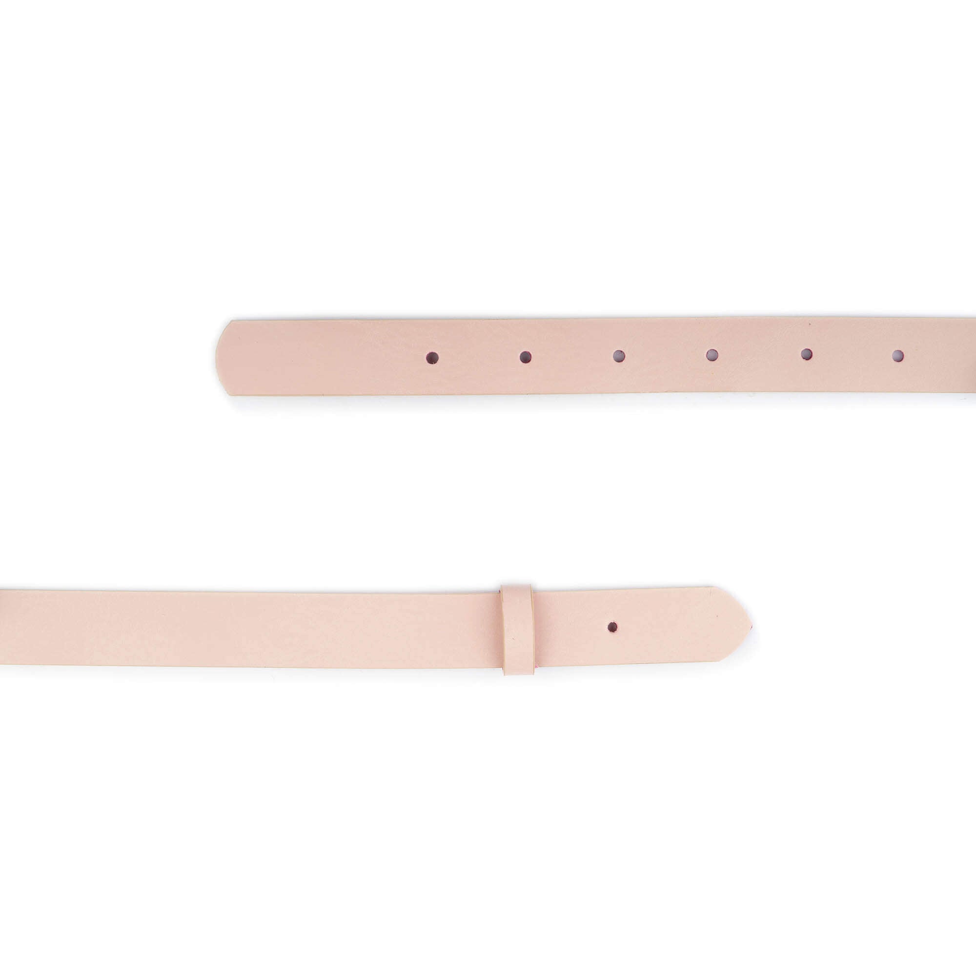 2.5 cm Light Pink Leather Belt Strap for Dunhill Buckles - Women's Replacement Belt with Premade Holes | Fashion Accessory for Office, Casual & Formal Outfits
