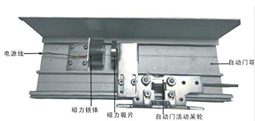 12VDC 60kg (130Lbs) Heavy Duty Magnetic Lock for Automatic Doors - Secure Entry for Offices, Homes & Commercial Buildings