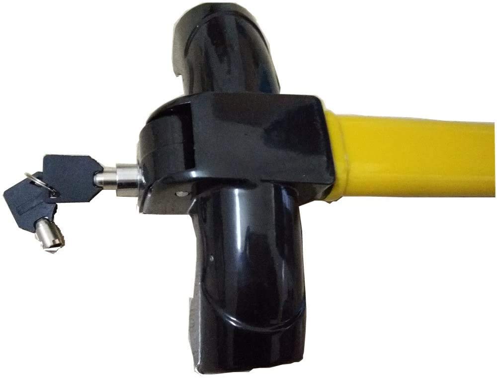 Universal Heavy Duty Car Steering Wheel Lock - Anti-Theft Security Device for Vehicle Protection | Perfect for Travel, Parking & Theft Prevention
