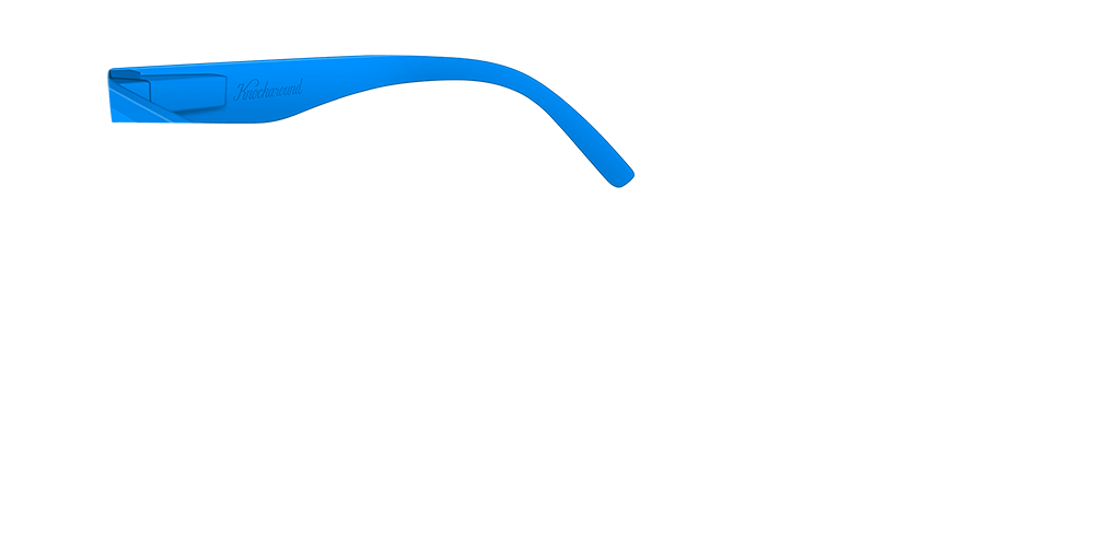Knockaround Torrey Pines Custom Arm True Blue Sunglasses - Polarized UV Protection for Men & Women - Perfect for Outdoor Sports, Driving, and Beach Activities