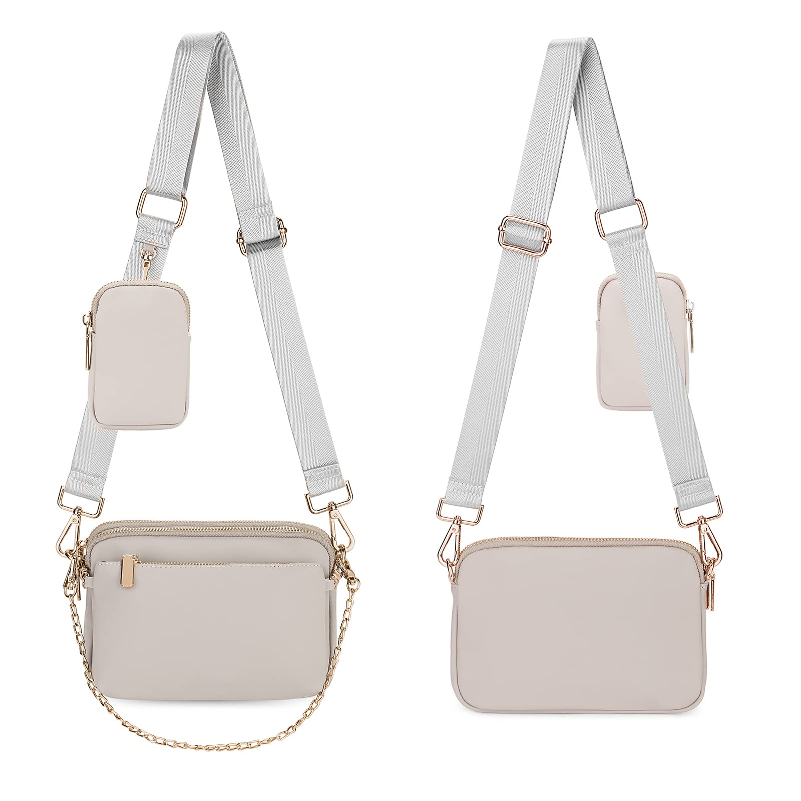 Uromee Women's Crossbody Bag - Adjustable Strap for Travel & Hiking
