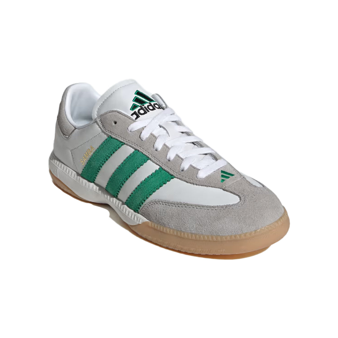 Adidas Samba MN Sneakers in Cloud White & Green - Classic Comfort for Casual Wear, Street Style & Everyday Fashion