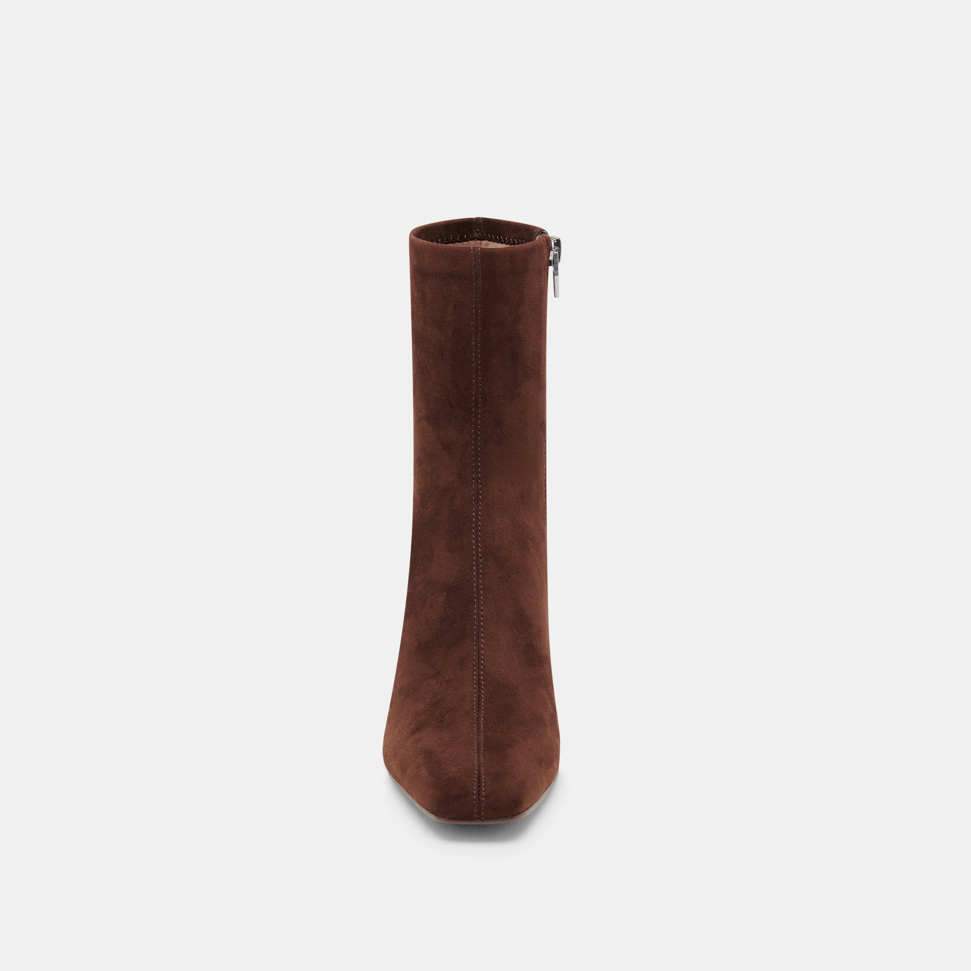 GLAMOR BOOTS DK BROWN STELLA SUEDE - Women's Fashion Ankle Boots for Fall & Winter, Comfortable & Stylish for Casual Outings, Work & Date Nights