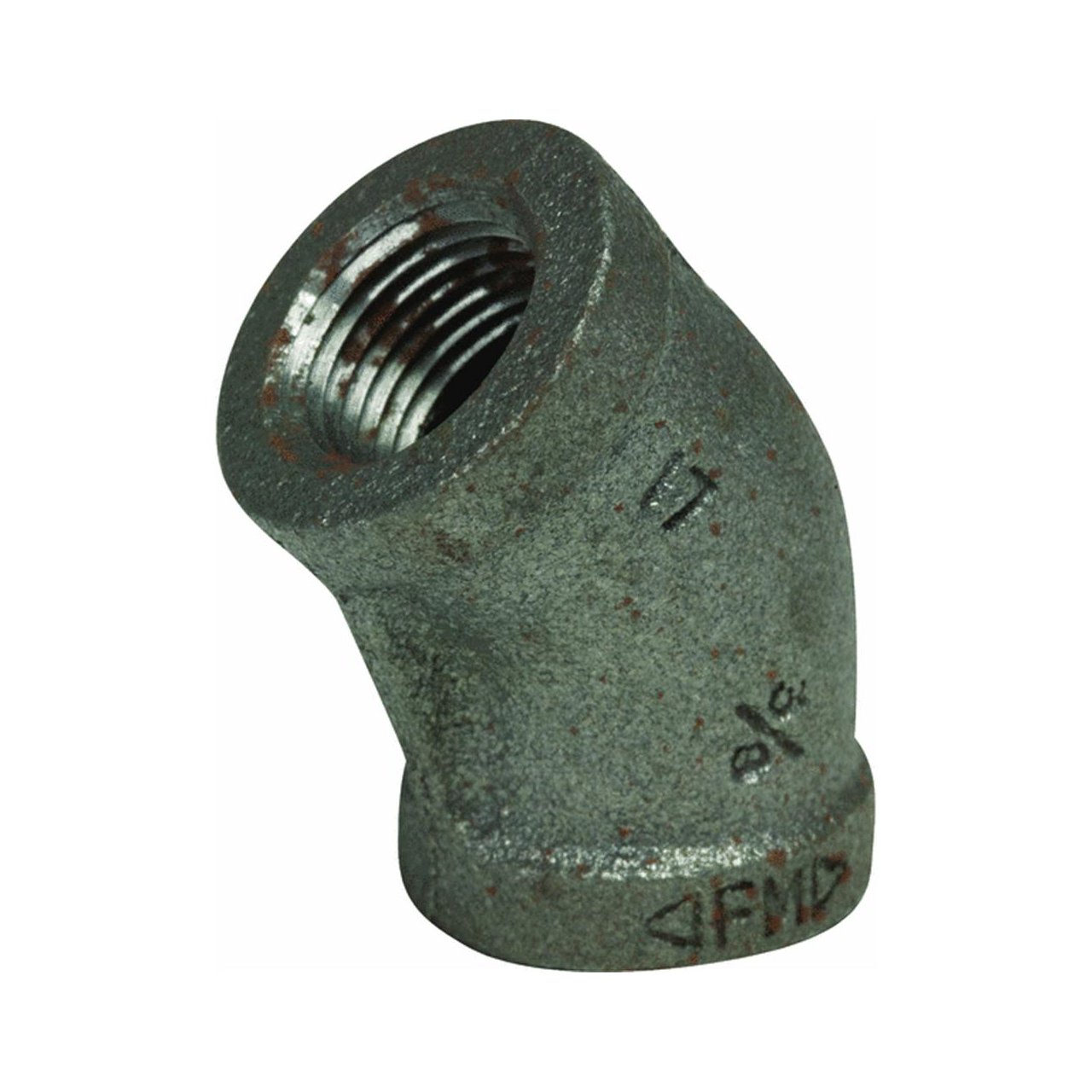 **Anvil 8700126157 Malleable Iron Pipe Fitting - 45 Degree Elbow, 1/2