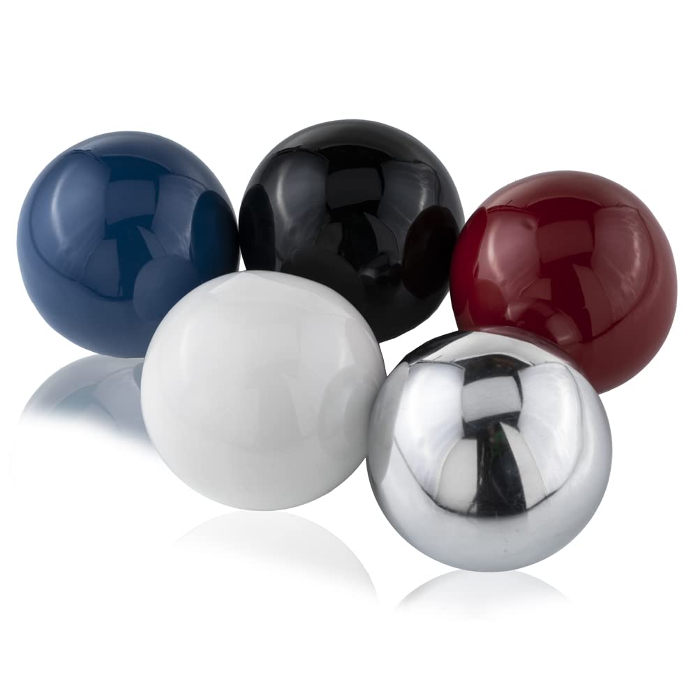 Modern Silver Aluminum Decorative Balls - 10-inch Polished Sphere Orbs for Centerpiece Bowls, Tabletop & Wall Decor | Elegant Home & Office Decoration Accents | Perfect for Living Room, Wedding, Event & Interior Design