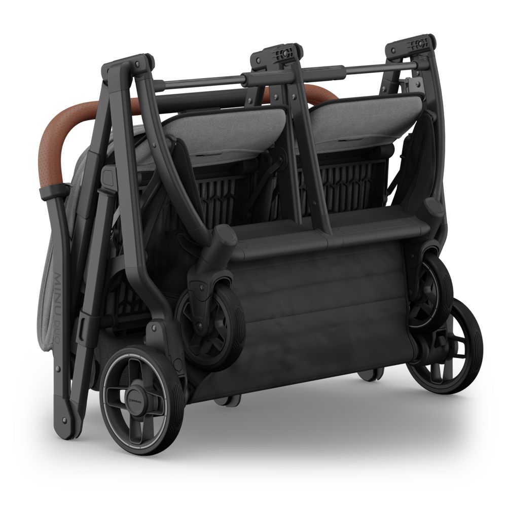 UPPAbaby Minu Duo Stroller - Lightweight Compact Travel Stroller for Toddlers & Infants | Greyson Design | Perfect for Air Travel, Shopping & City Walks