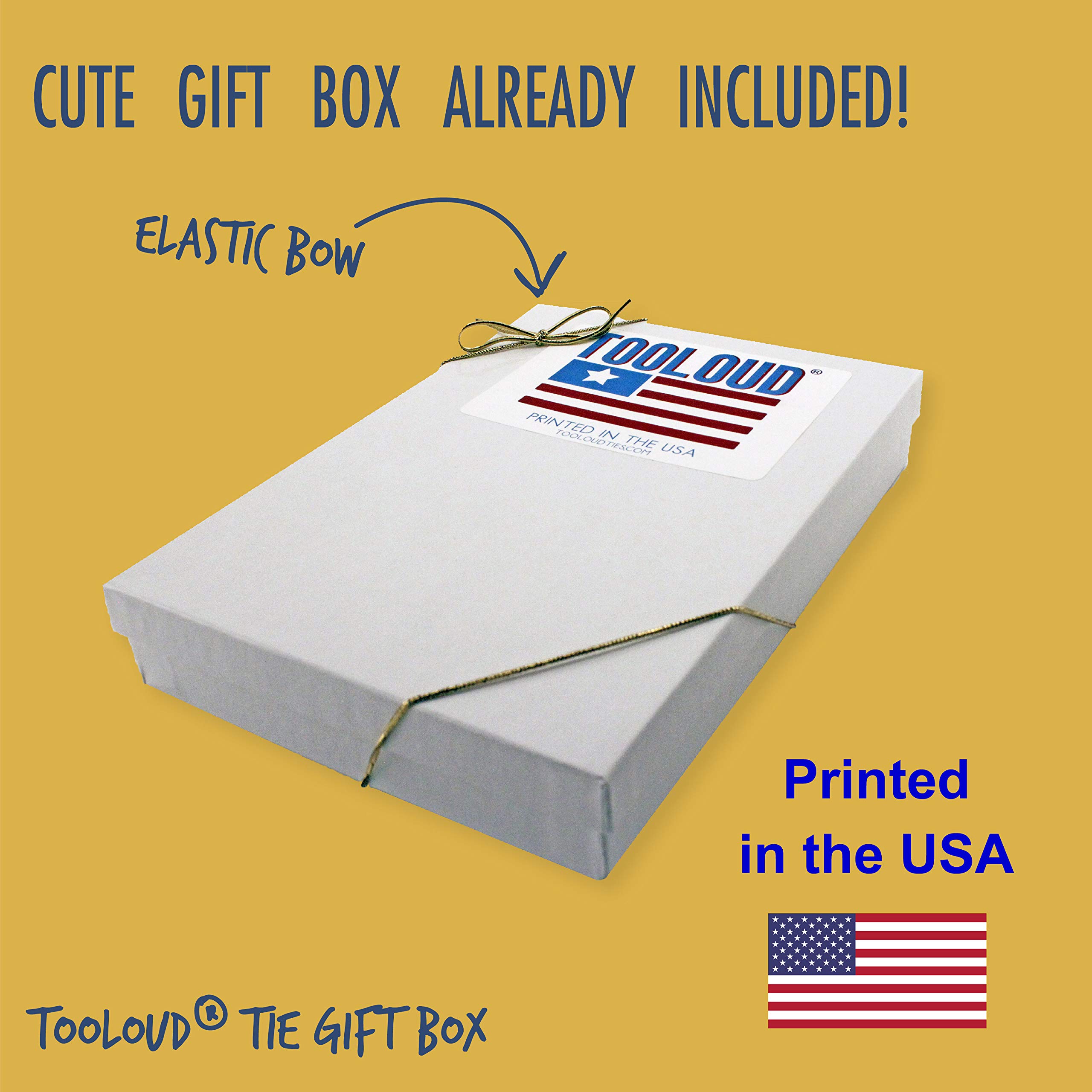 TooLoud Funny Chicken Print White Necktie for Men - Perfect for Farm-Themed Parties, Costume Events & Unique Gifts