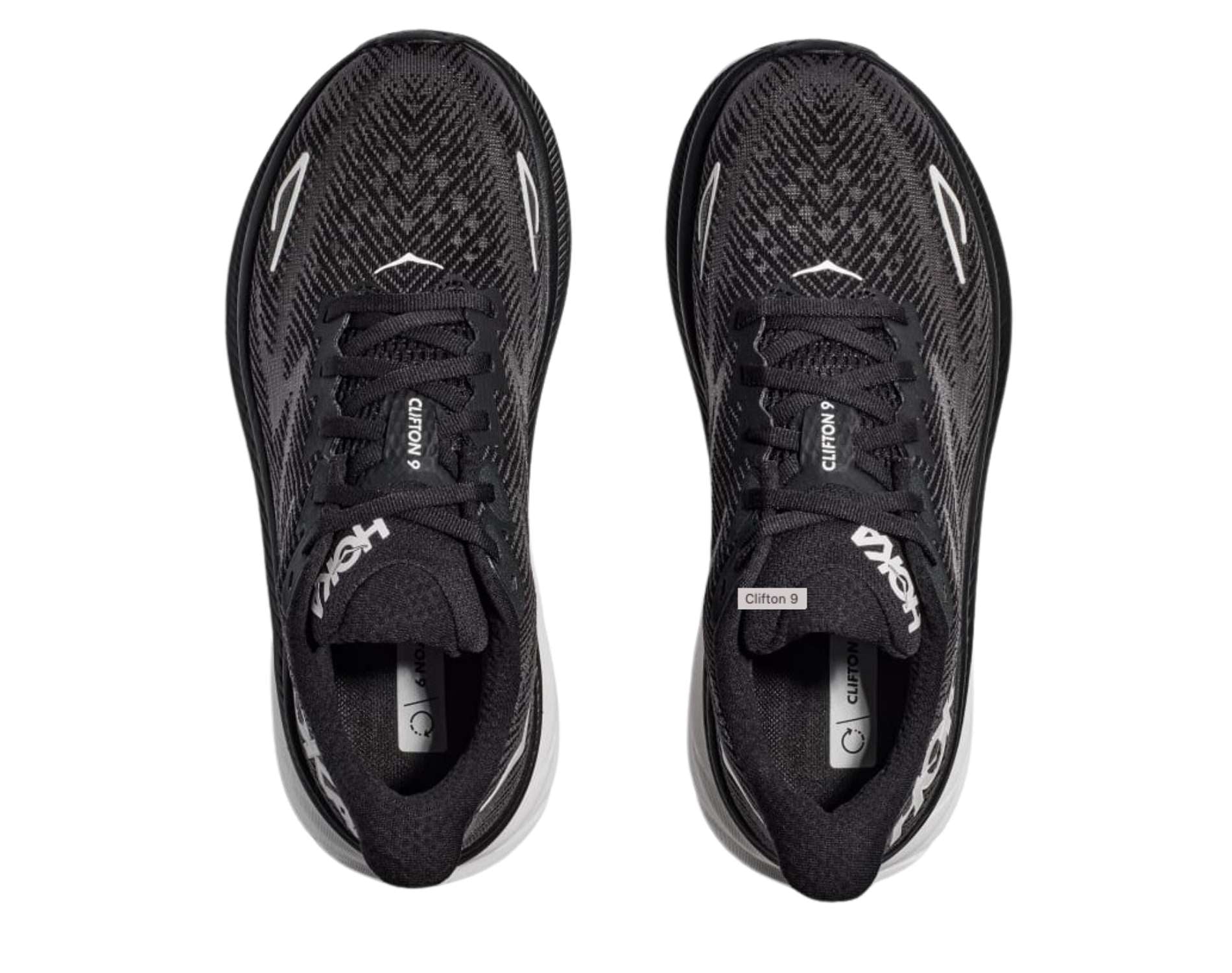 Hoka One One Clifton 9 Men's Running Shoes - Lightweight Cushioned Road Running Sneakers for Marathon Training & Daily Jogging