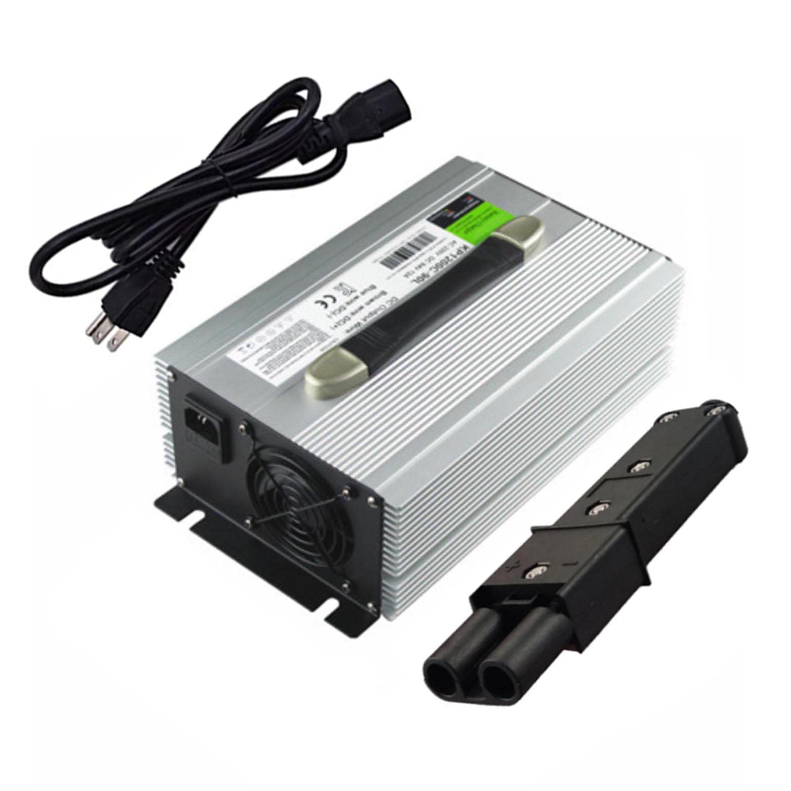 48V 20A Golf Cart Battery Charger with LED Display & 2 Pin Plug - Fast Charging for 48 Volt Golf Carts - Perfect for Home, Club & Course Use