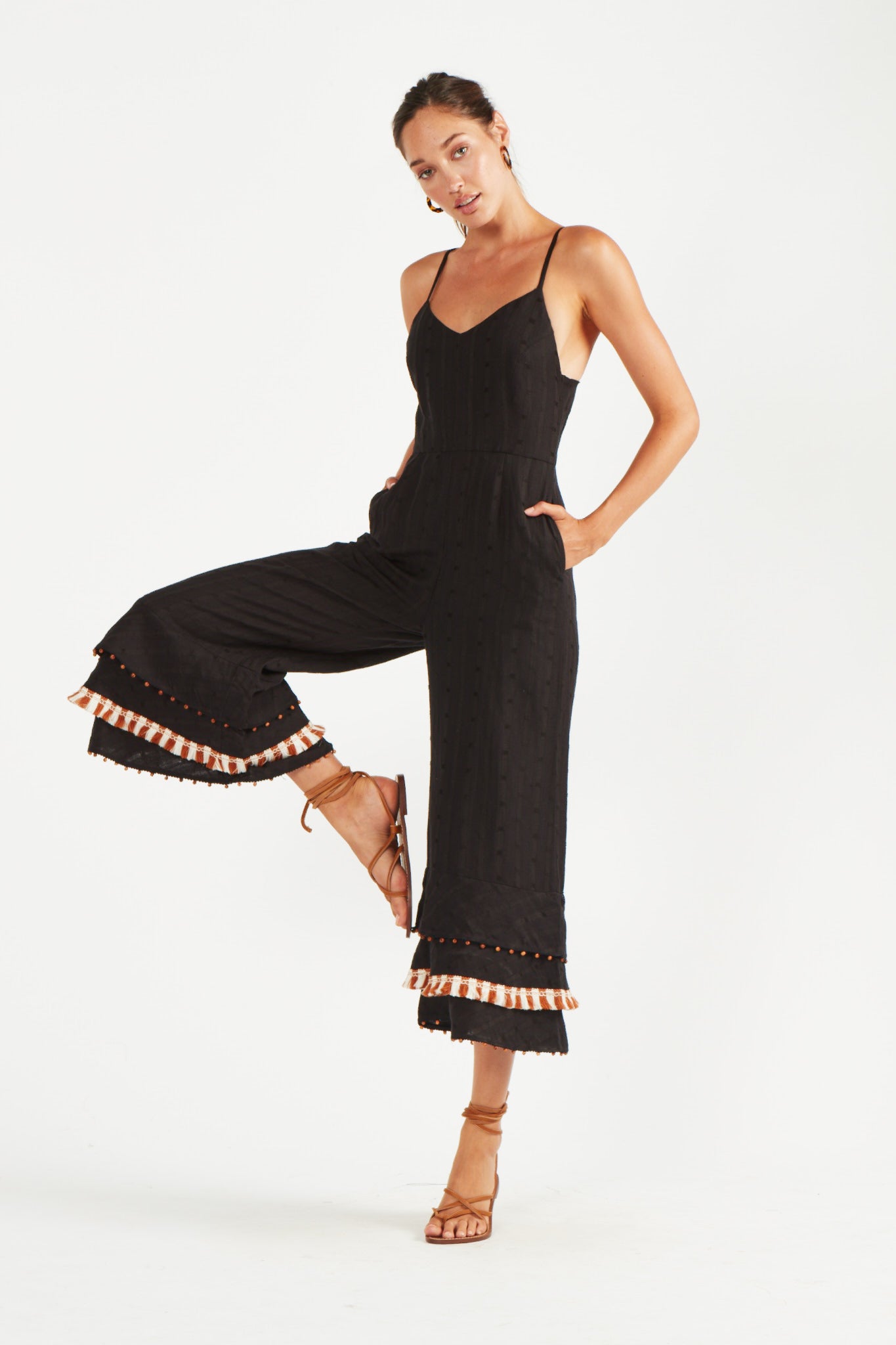 Avari Women's Onyx Jumpsuit - Stylish One-Piece Romper for Casual Wear, Night Out & Travel | Plus Size Options Available