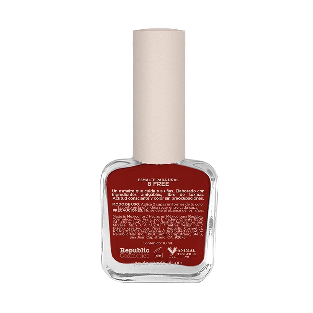 Bonita 8-Free Nail Polish - Non-Toxic & Vegan Nail Enamel for Manicures & Pedicures - Perfect for Salons, Home Use & Gifts