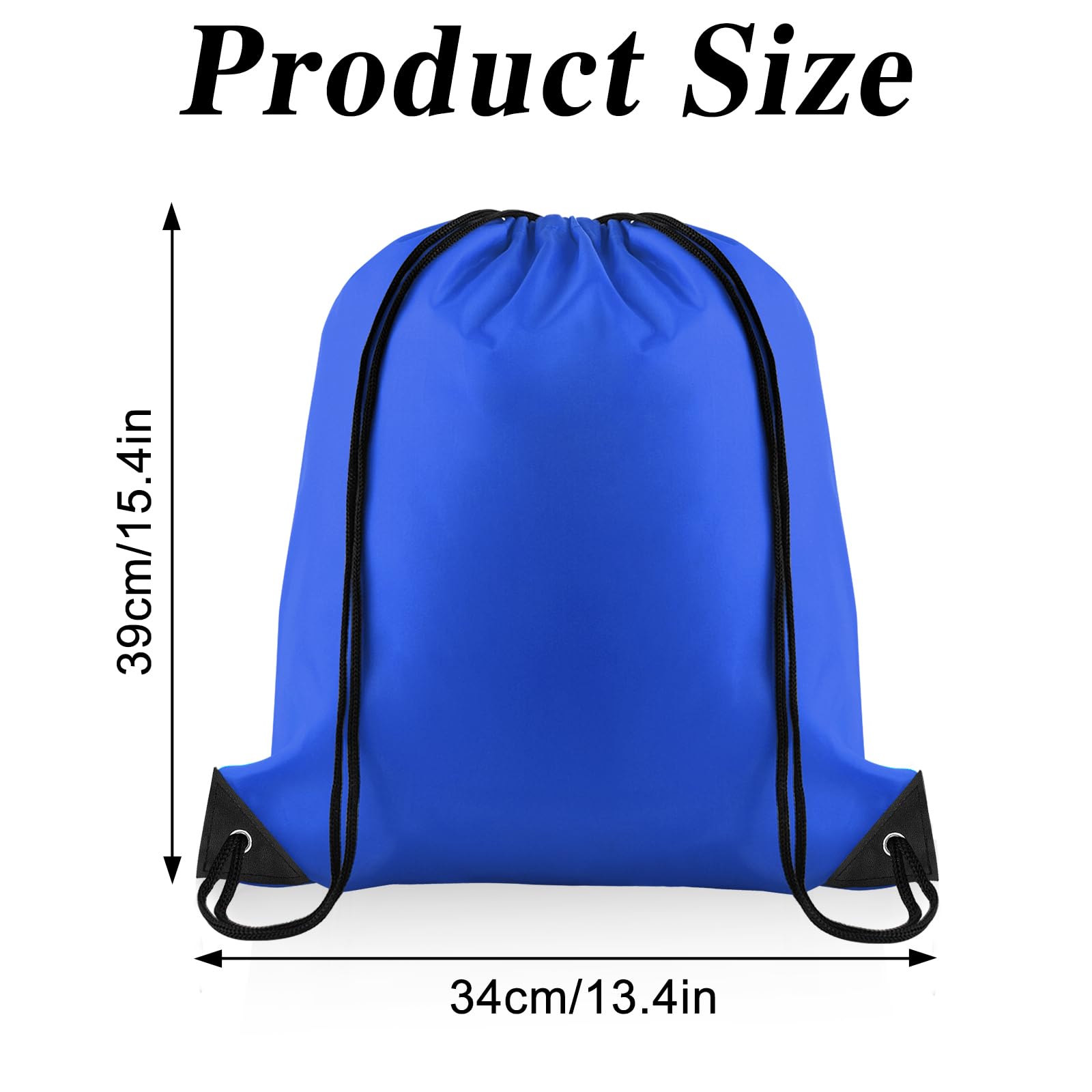 TUPARKA 5 Pack Drawstring Backpacks - Gym & Travel Sports Bags for Storage