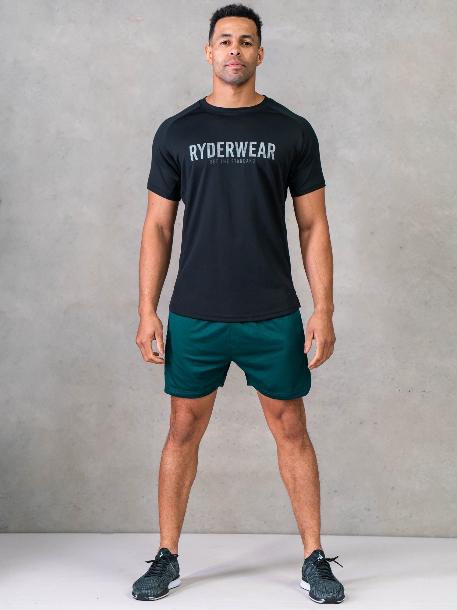 Legacy Mesh Training Shorts for Men - Breathable Quick-Dry Gym Workout Shorts with Pockets - Emerald Green - Perfect for Running, Basketball & Fitness Training