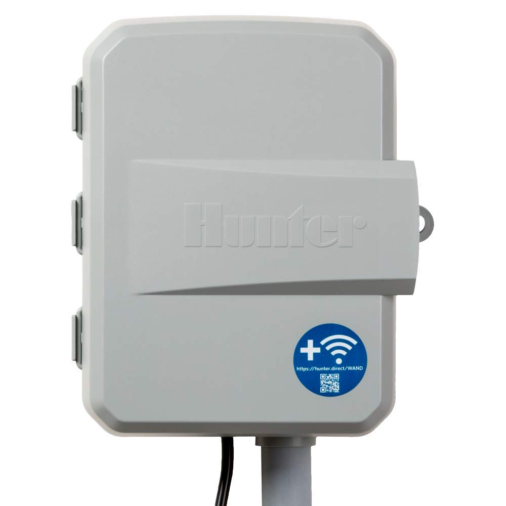 Hunter Industries Hydrawise X2 4-Station Smart Outdoor Irrigation Controller (X2-400) - WiFi Enabled Watering System for Lawns & Gardens