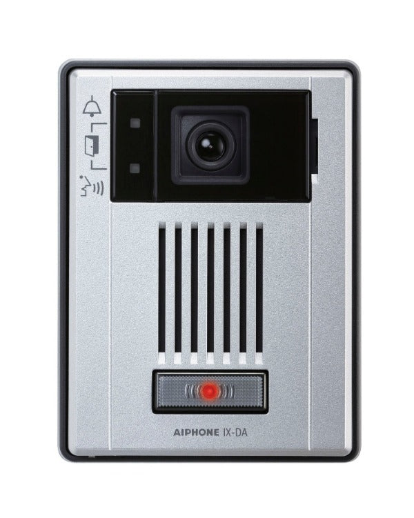 Aiphone IX Series 2 IX DA Video Door Intercom System - 1 Button IP Video Door Station with Mechanical Button for Home & Business Security | Perfect for Apartments, Offices & Gated Communities