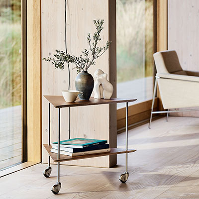 Arne Jacobsen AJ Trolley by Fritz Hansen - Modern Scandinavian Design for Home & Office Storage
