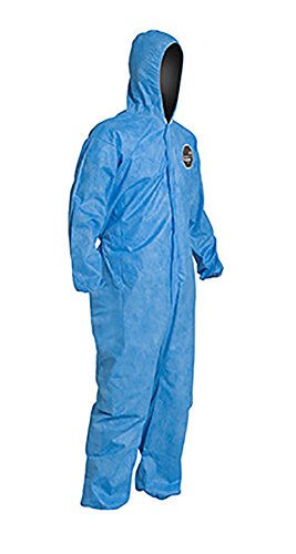 DuPont ProShield 10 PB127S Disposable Protective Coverall with Hood - Blue, Size 4X-Large (Pack of 25) | Standard Fit, Elastic Cuffs & Ankles for Comfort | Ideal for Healthcare, Construction & Hazardous Work Environments