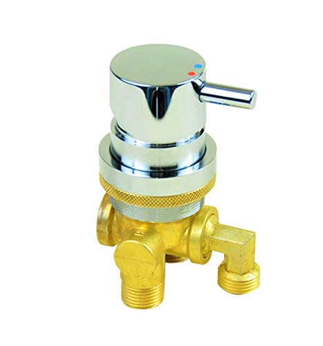 3-Way Pedicure Spa Chair Faucet with Hot & Cold Water Mixer - Shampoo Bowl & Sink Replacement for Salon, Spa, Rehab Center - Perfect for Professional Pedicures, Hair Washing & Hydrotherapy Treatments