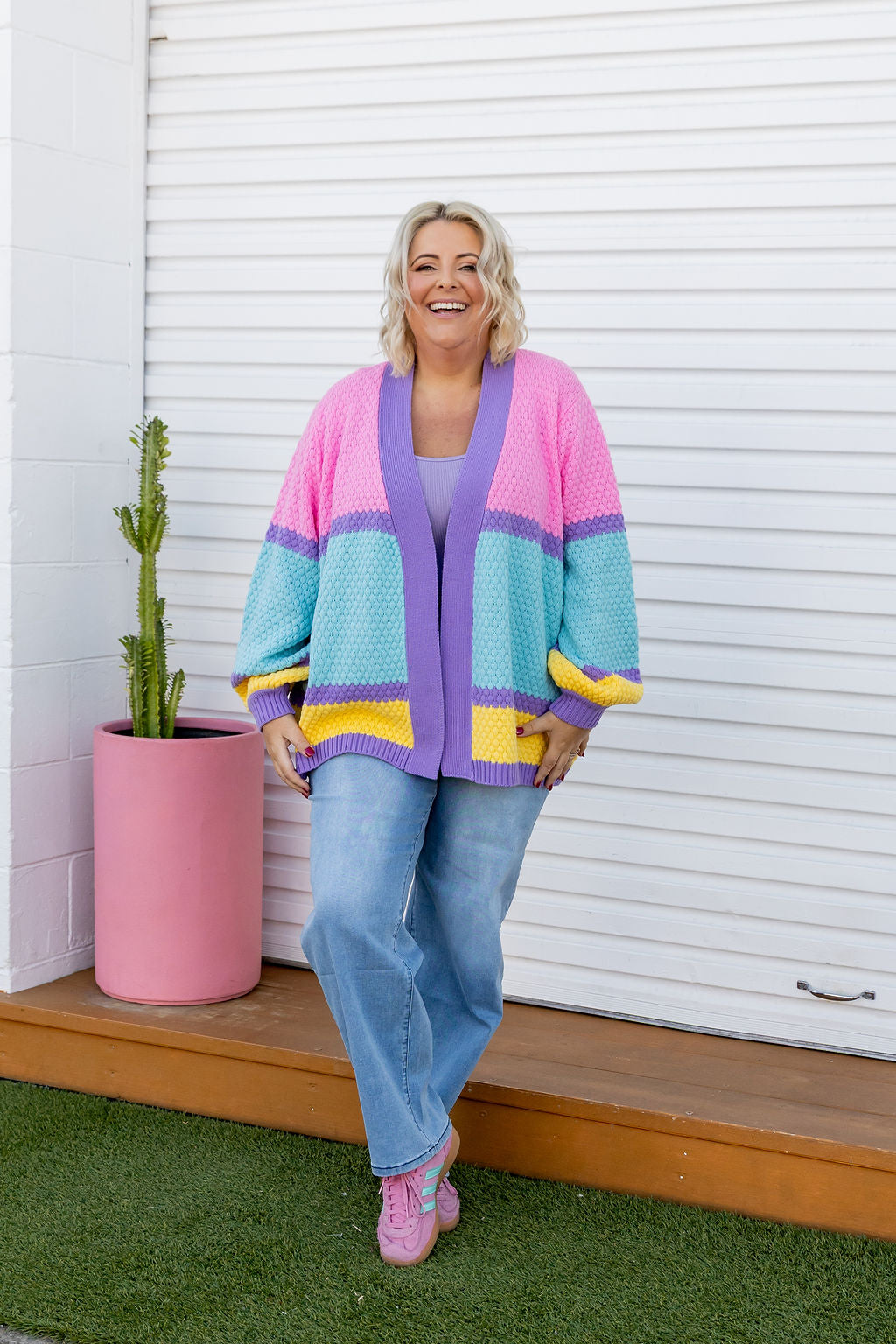 Stylish Marbelle Knit Cardigan - Soft Pastel Colors | Perfect for Spring Outfits & Cozy Layering