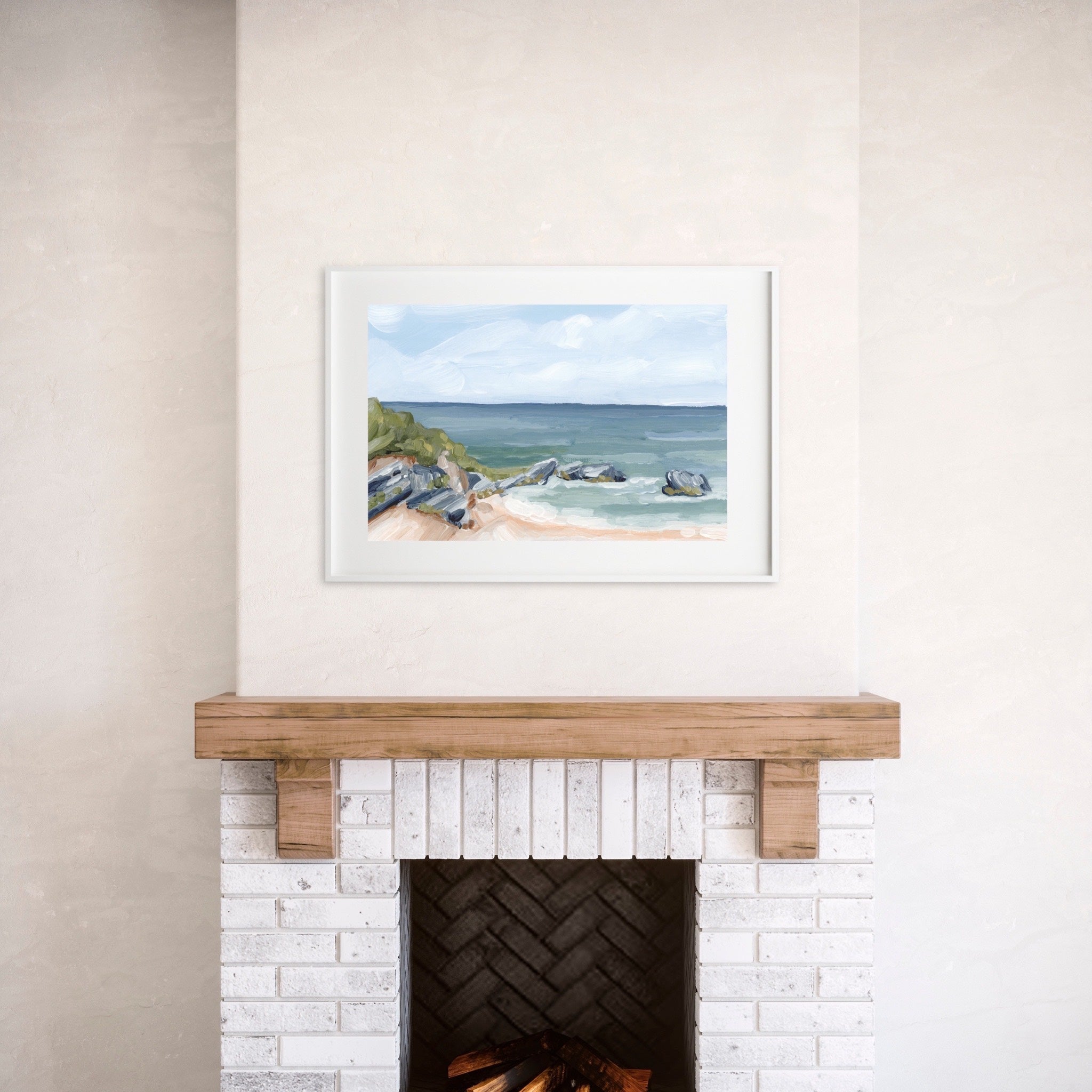 Married to the Sea Art Print - Nautical Wall Decor for Beach House, Coastal Living Room & Ocean Themed Bedroom