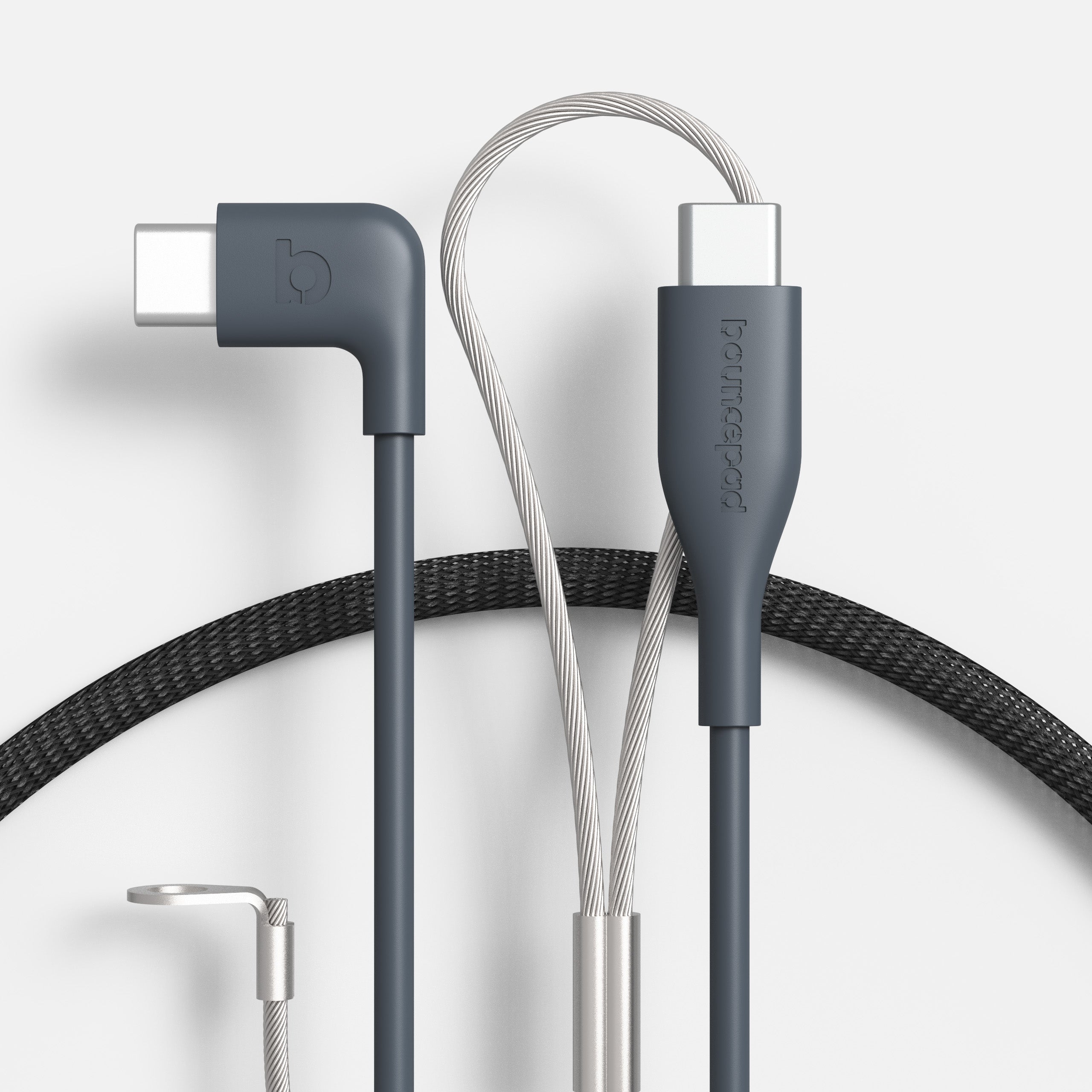 Durable Reinforced USB C to USB C Cable - Fast Charging & Data Sync for Smartphones, Laptops & Tablets - Perfect for Home, Office & Travel Use