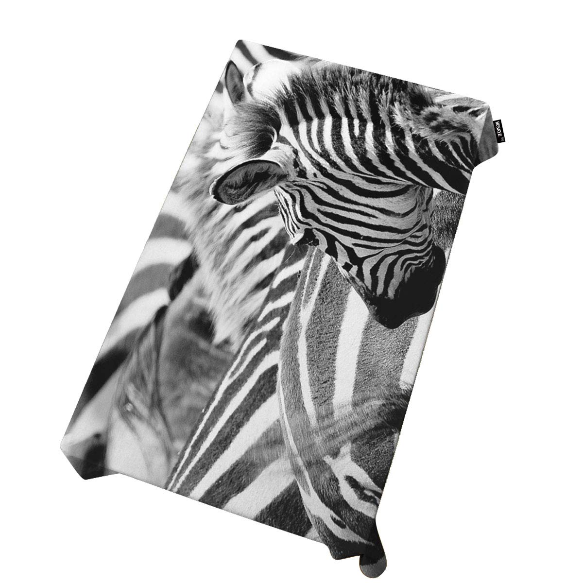 Premium Zebra Print Tablecloth 52x70 Inch - African Safari Theme for Rectangle Tables, Kitchen, Dining, Wedding & Holiday Parties - Inspired by Masai Mara Kenya (Use for Home Decor, Restaurant Events & Outdoor Gatherings)
