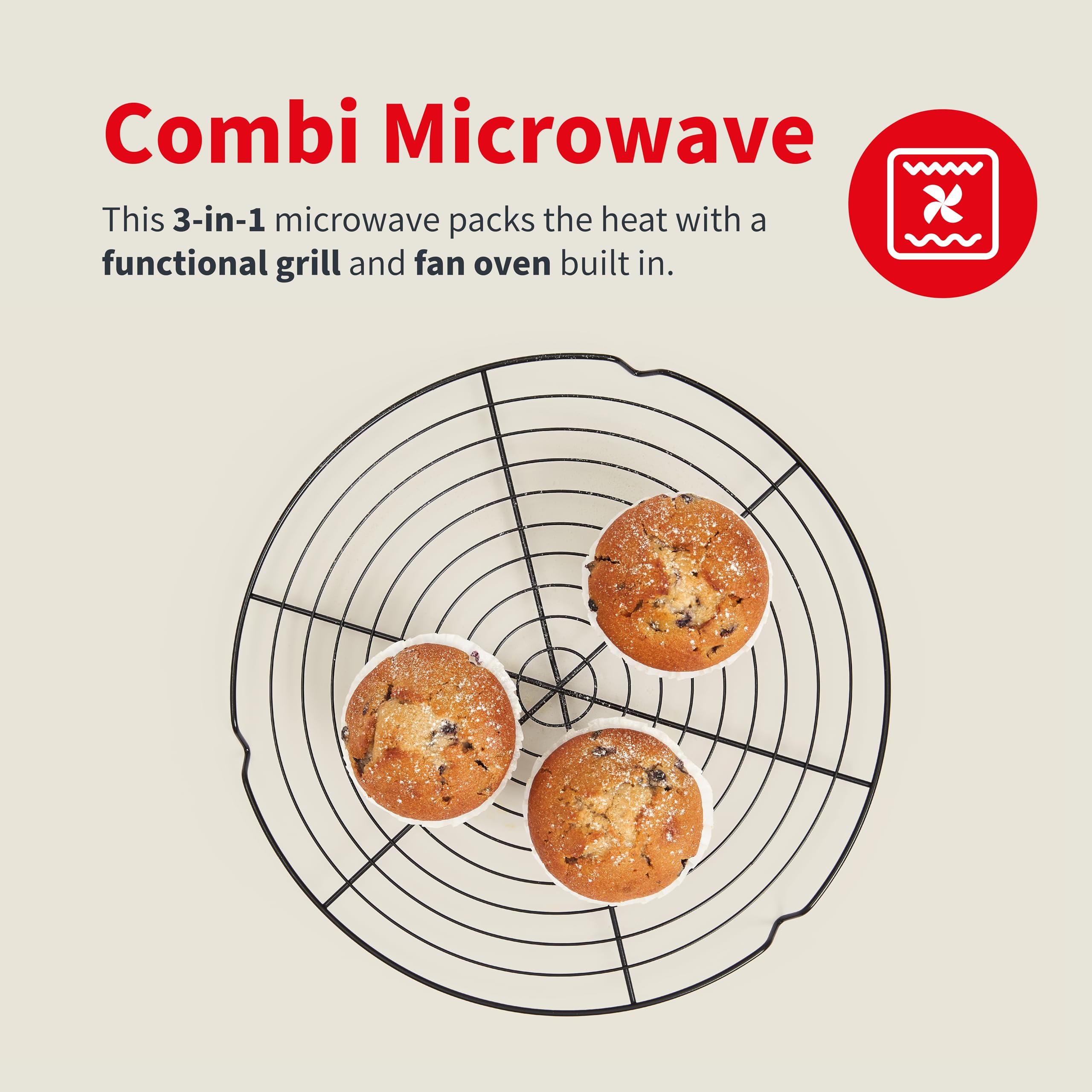 Sharp R959SLMAA 40L 900W Stainless Steel Combination Microwave Oven - Perfect for Small Kitchens, Dorms & Office Break Rooms
