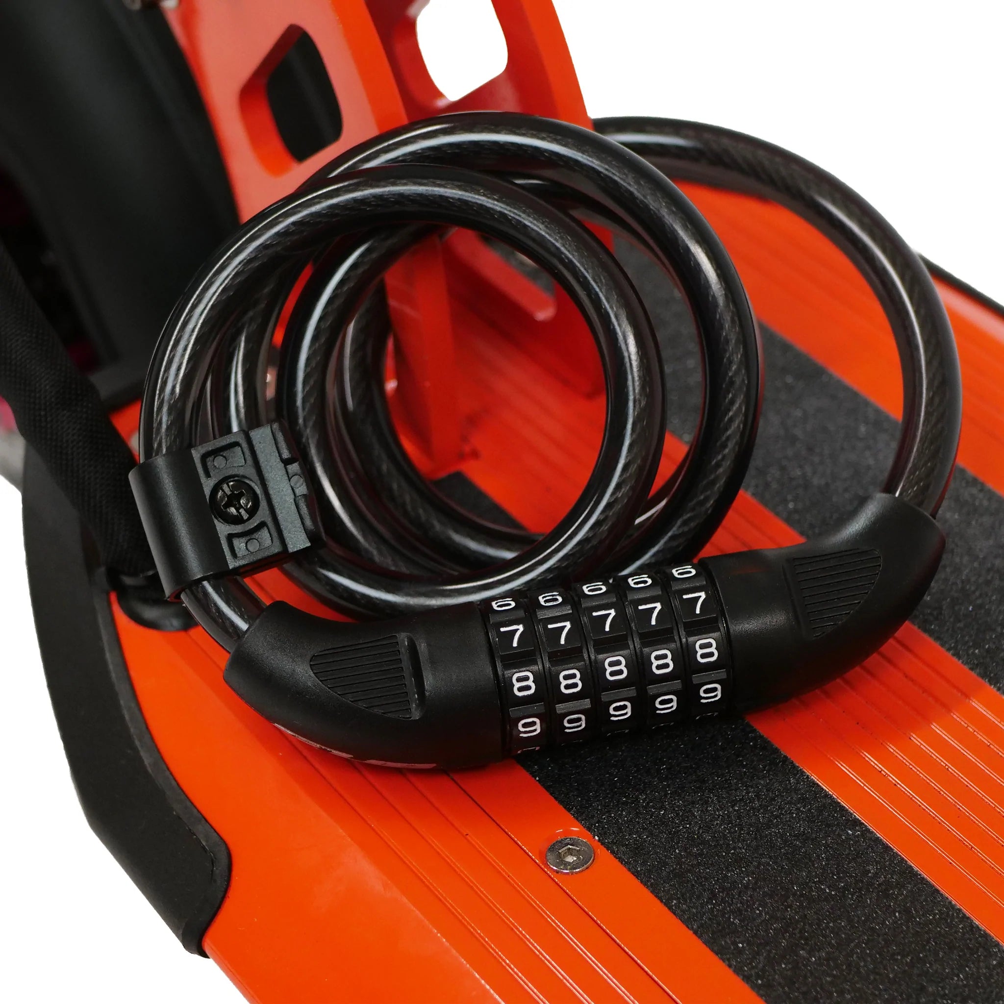 Secure Password Cable Lock for Electric Scooters - Anti-Theft Protection for Commuting, Campus & Urban Travel