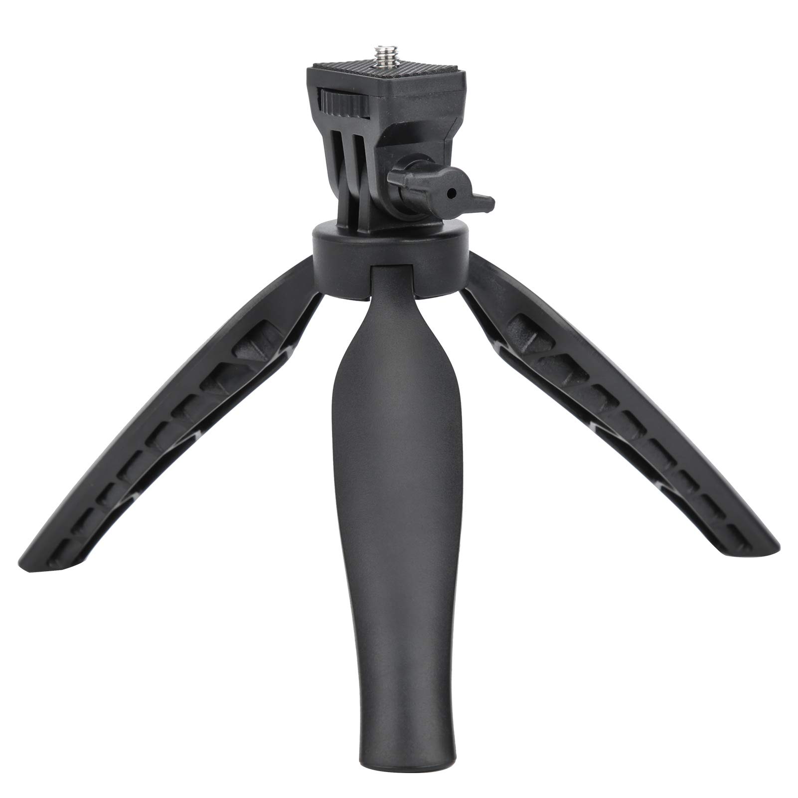 Portable Mini Camera Tripod Stand - 1/4-inch Universal Mount for DSLR, Mirrorless & Action Cameras | Compact Desk Phone Holder for Office, Travel & Vlogging