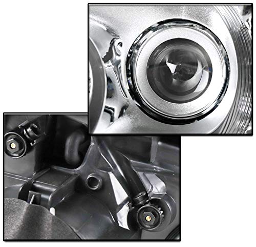 1998-2005 Mercedes ML-Class W163 Chrome Projector Headlights - High Performance Replacement Headlamps for Improved Night Driving & Off-Road Visibility