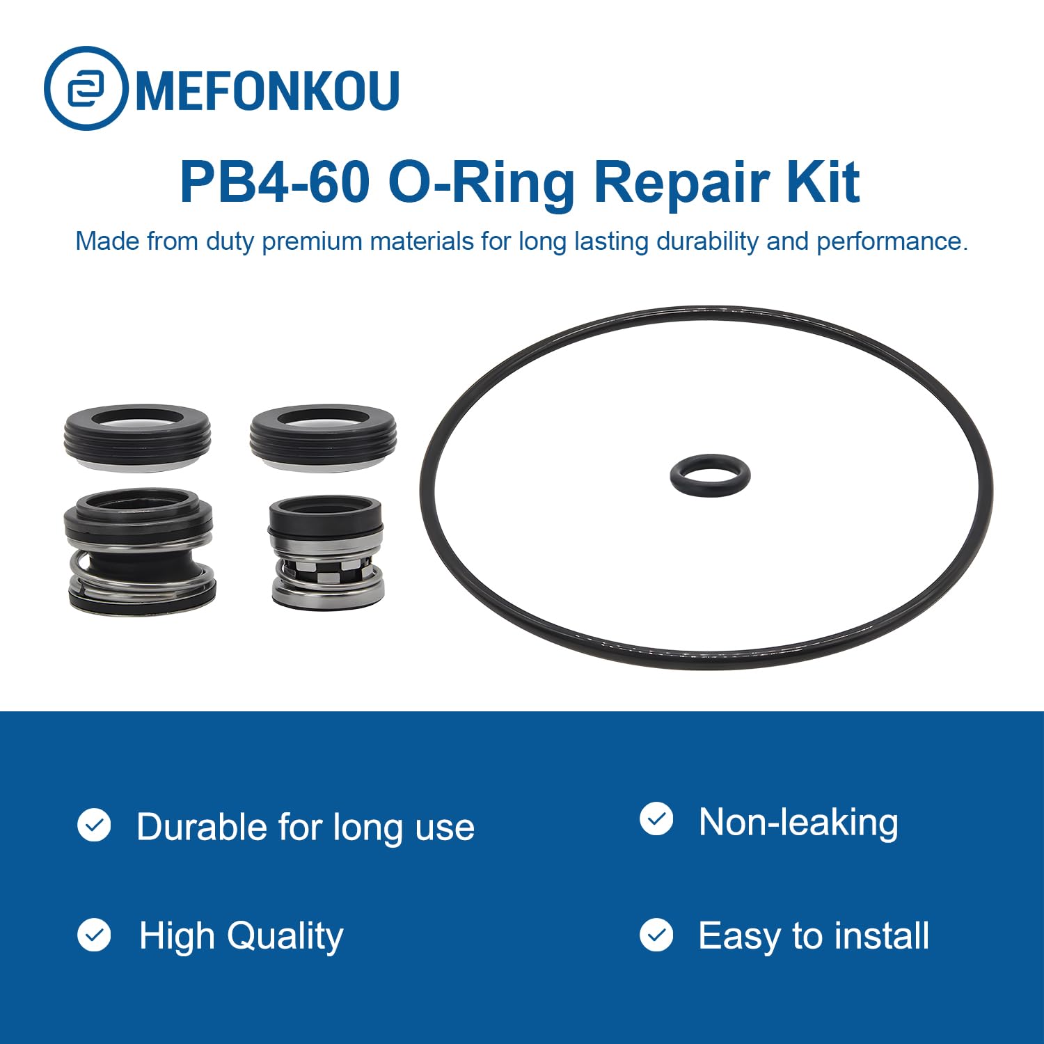 Polaris Booster Pump O-Ring Repair Seal Kit & Shaft Seal Replacement - Compatible with 3/4