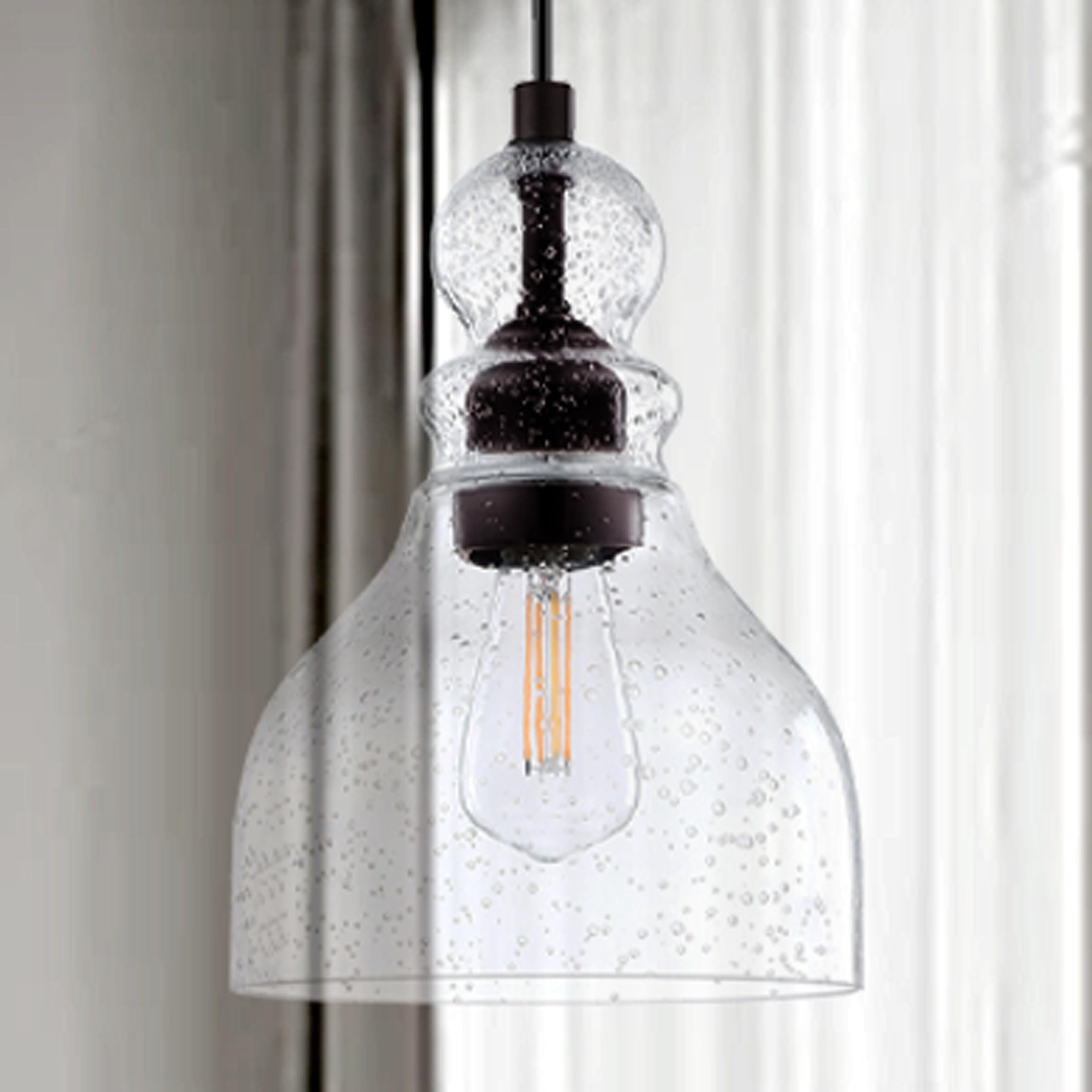 3 Pack Modern Industrial Farmhouse Pendant Light - 6.5