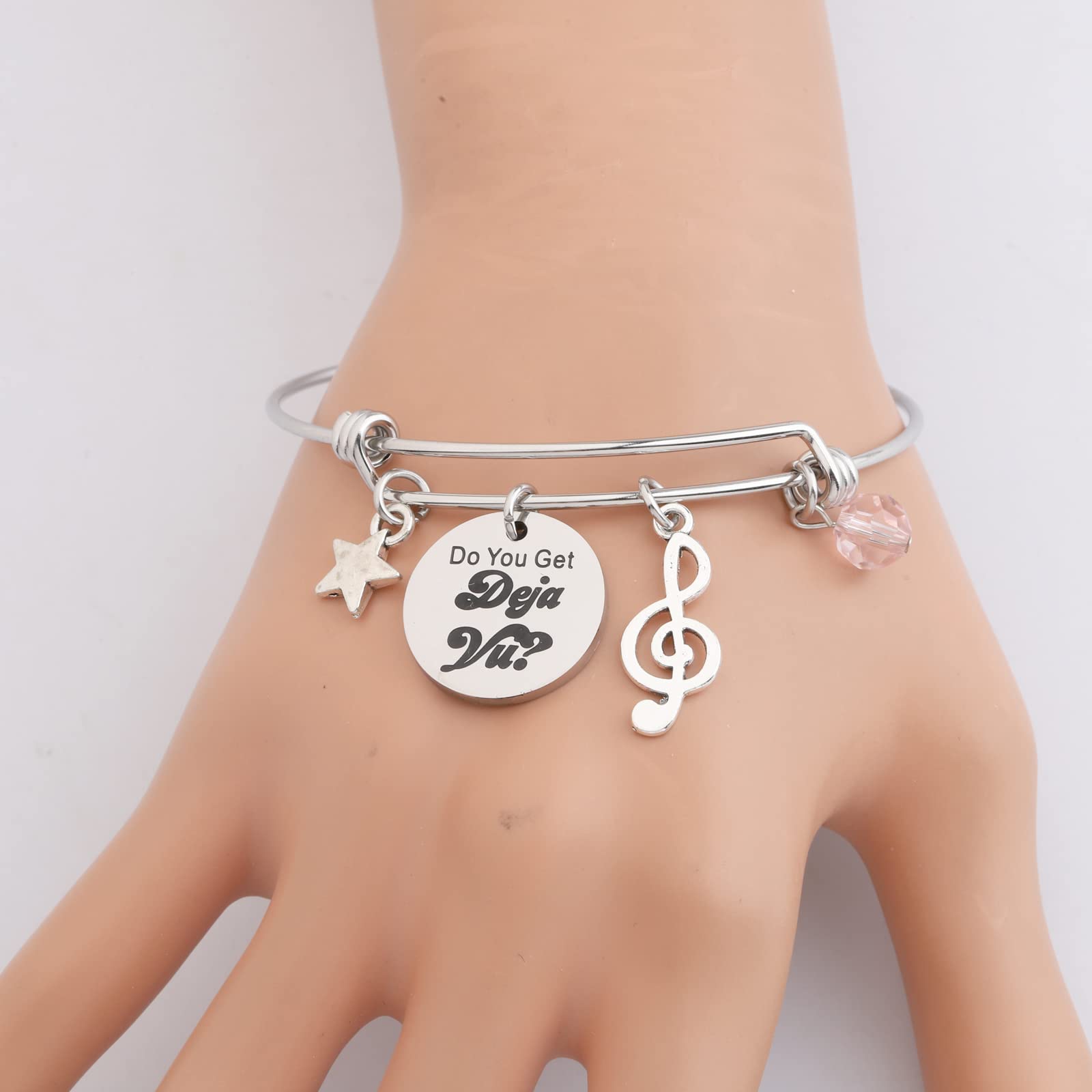 KEYCHIN Music Album Bracelet - Singer Fan Gift with Lyrics Jewelry - Perfect for Concerts, Music Festivals & Fan Meetups