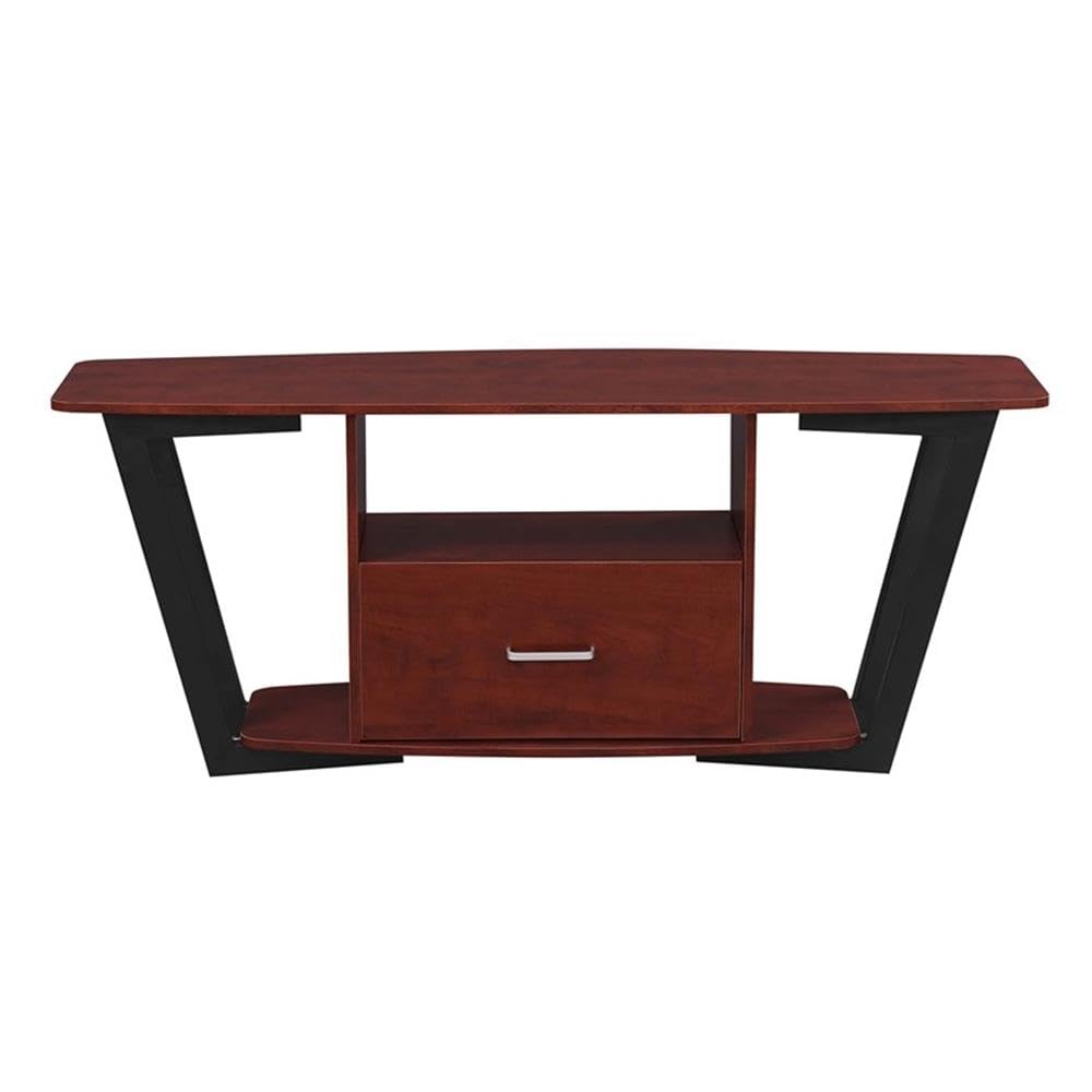 Pemberly Row 60 Inch TV Stand Entertainment Center Console with Storage - Modern Gray TV Cabinet for Living Room, Bedroom & Home Theater