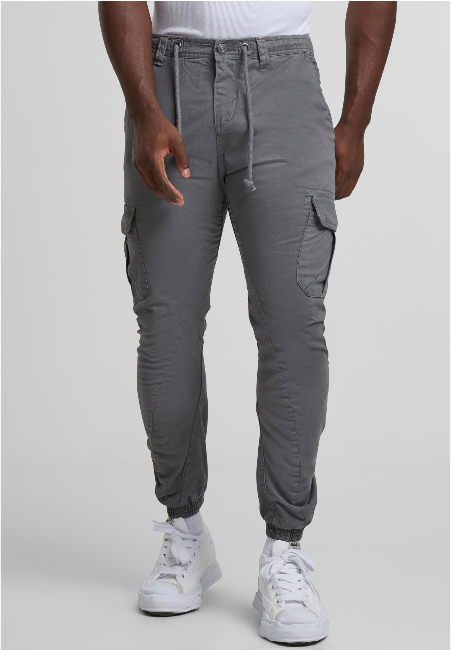Urban Classics Men's Cargo Twill Jogging Pants - Dark Grey 5XL - Comfortable Athletic Sweatpants for Workout, Lounge & Casual Wear