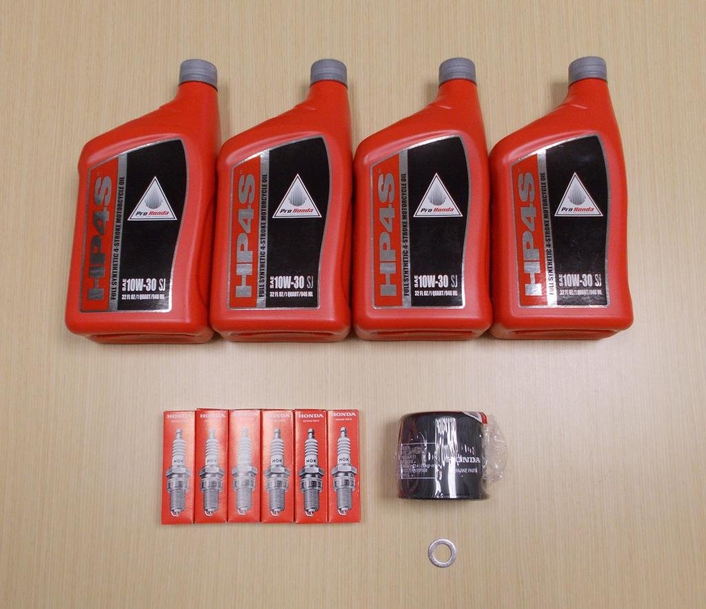 2013-2014 Honda GL1800 Gold Wing F6B Synthetic Oil Change Kit - OEM Quality Motorcycle Maintenance Package for Smooth Engine Performance | Perfect for Routine Tune-Ups & Long Distance Touring