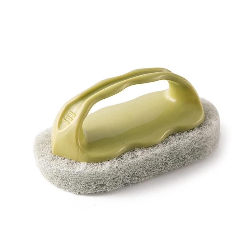 Ergonomic Bathroom Scrubber Brush - Powerful Cleaning for Kitchen, Bathtub & Sink