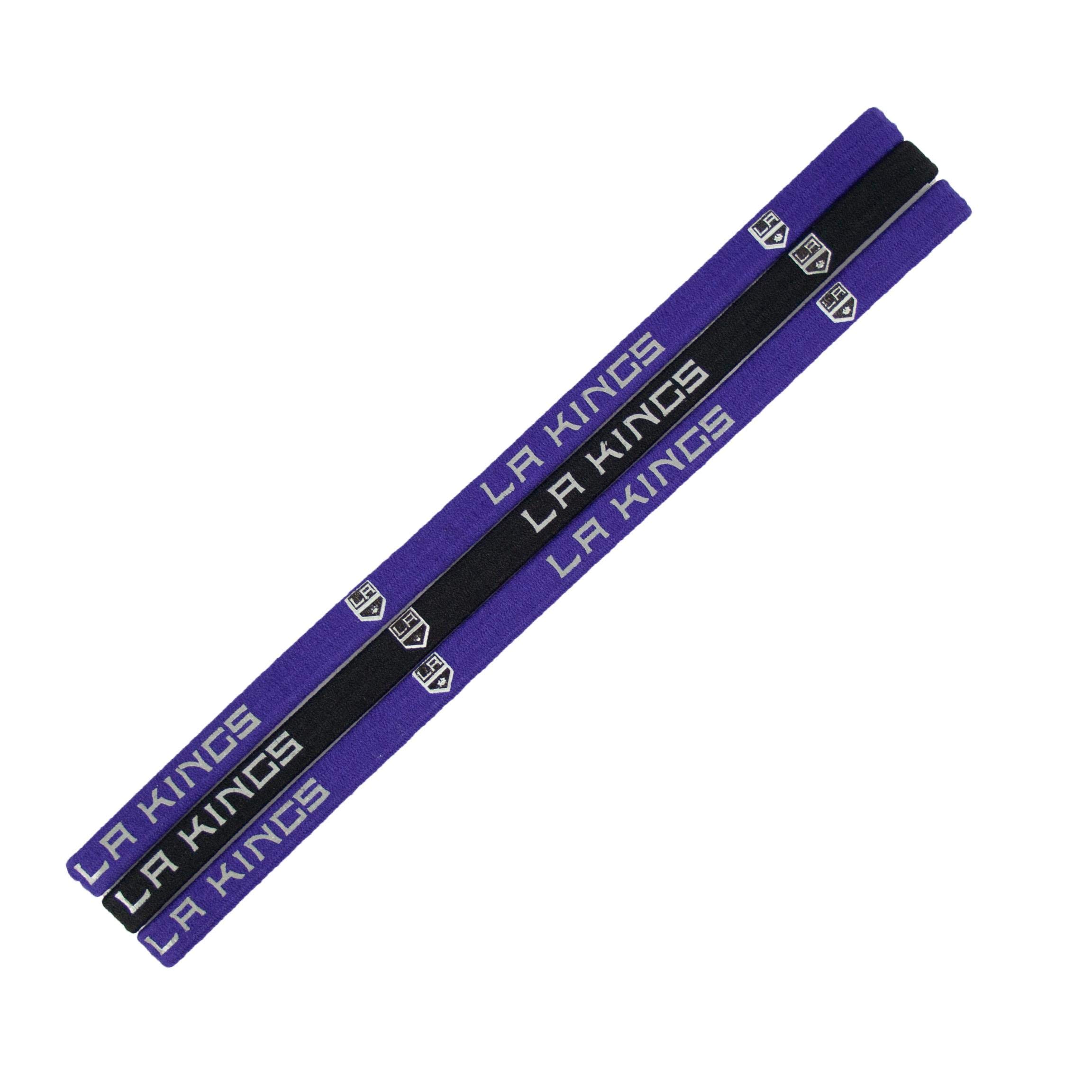 Littlearth Unisex NHL Los Angeles Kings Elastic Headband - Team Color, One Size - Perfect for Sports Fans, Workouts & Game Day Accessories