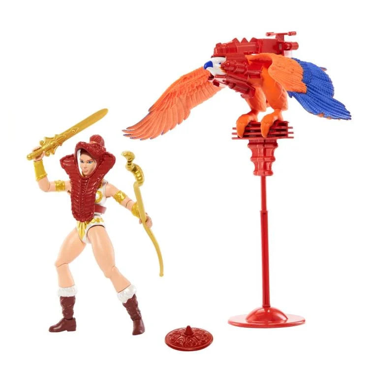 Masters of the Universe Origins Teela and Zoar Exclusive 2-Pack Action Figure Set - Collectible He-Man Toy for Display & Play | Perfect for Fans, Gift Giving & Nostalgic Collections