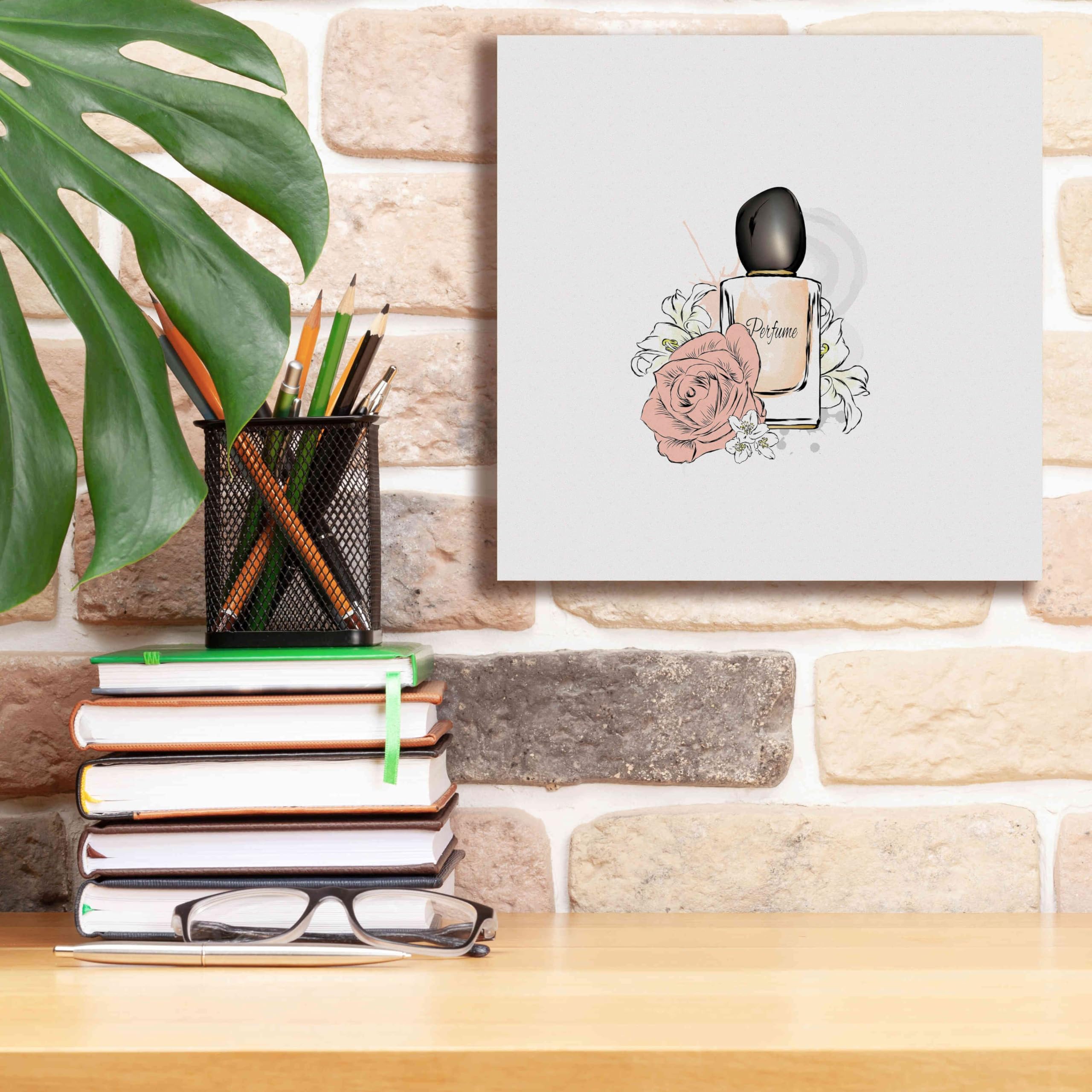 Epic Graffiti 'Perfume I' by Incado - Premium Giclee Canvas Wall Art Print 12x12 Inches - Modern Home Decor for Living Room, Bedroom & Office