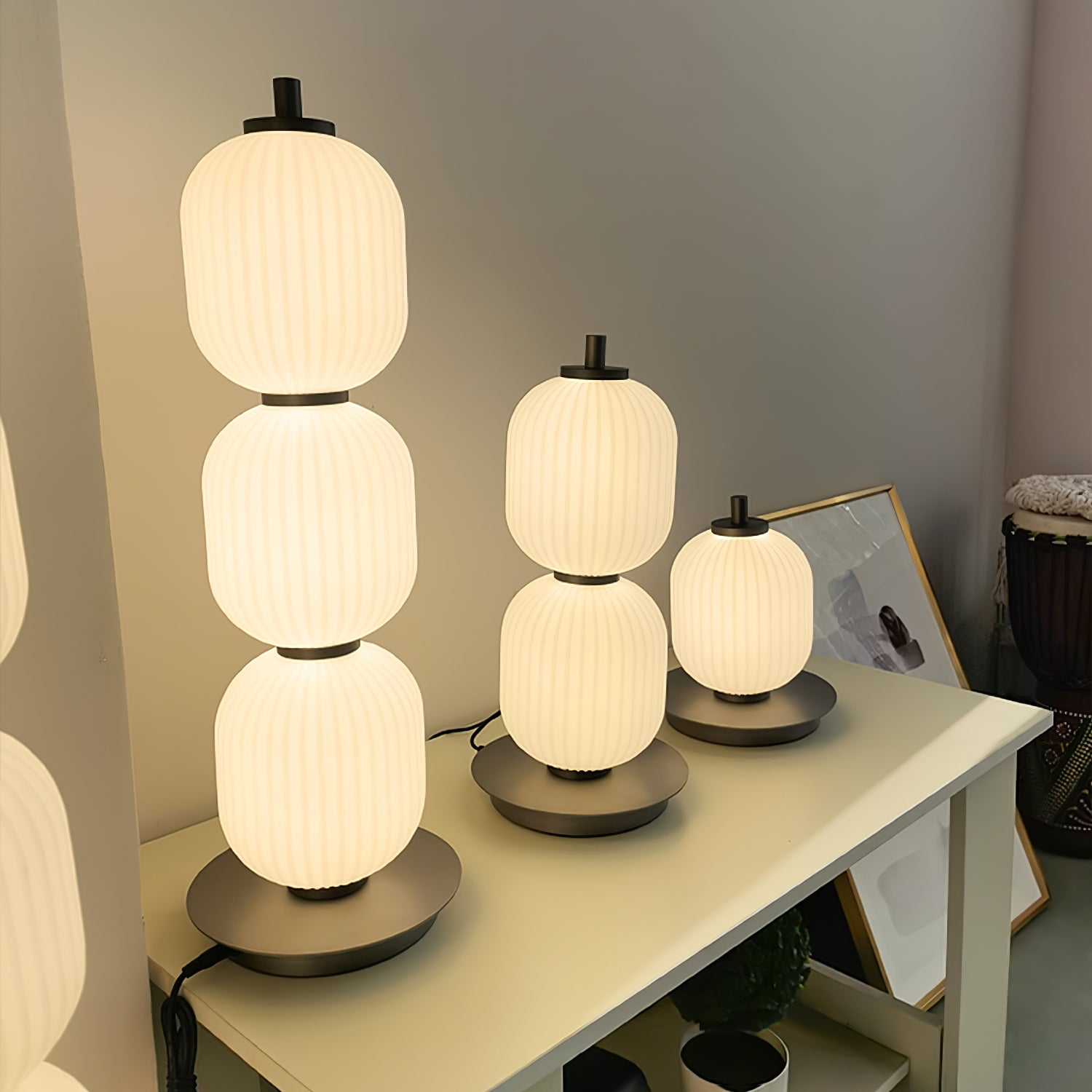 Modern Collier Table Lamp - Adjustable LED Desk Light for Home Office, Bedroom & Study - Warm White & Cool White Light Modes for Reading, Working & Relaxing