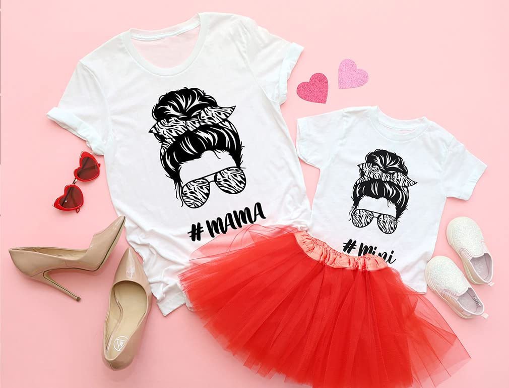 Matching T-Shirts for Mother and Daughter - Cute Mommy and Me Outfits - Perfect for Family Photos, Holidays & Special Occasions