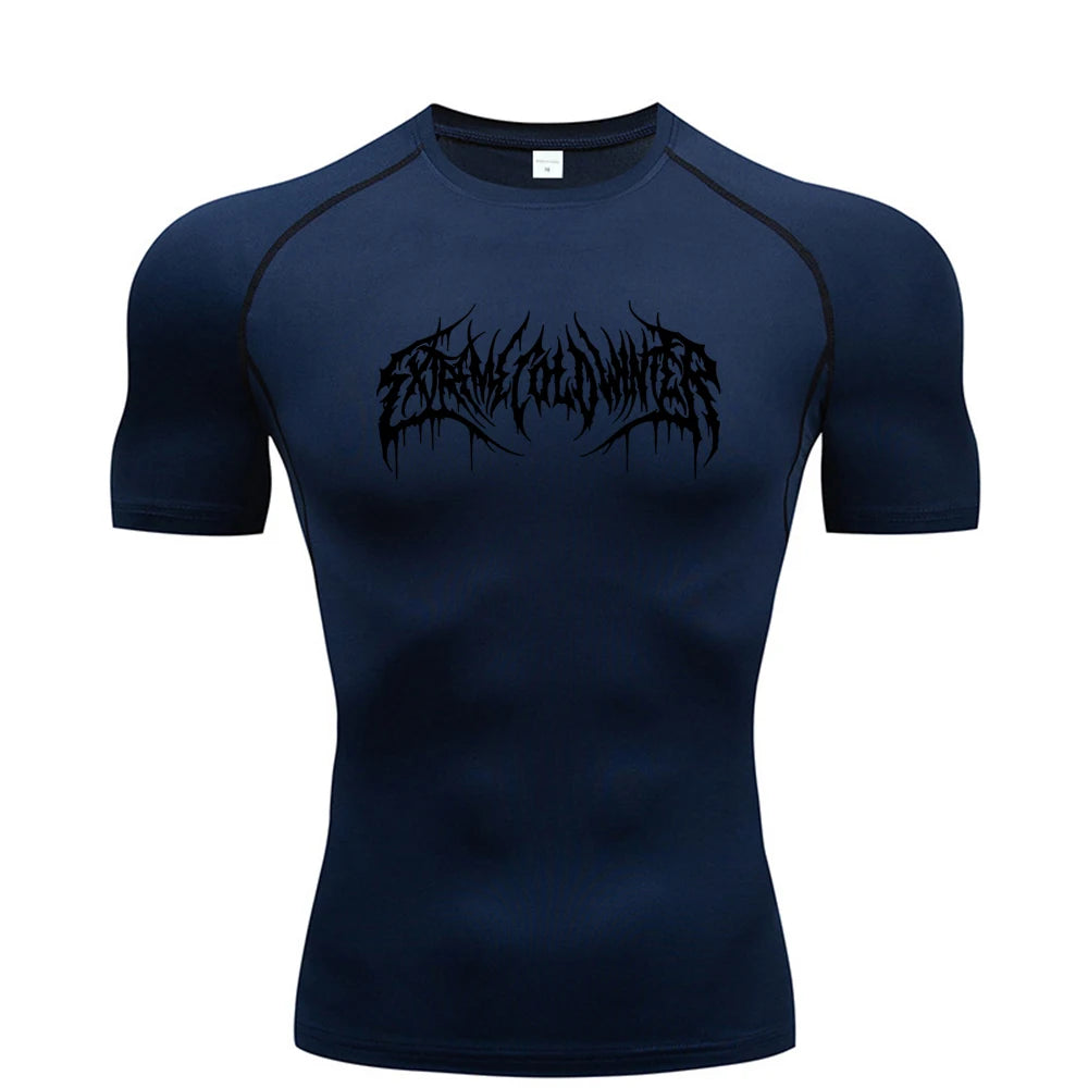 Men's Quick Dry Compression T-Shirt - Short Sleeve Workout Top for Running, Gym & Bodybuilding | Summer Fitness Shirt (S-3XL) | Ideal for Cross Training, Jogging & Active Lifestyle